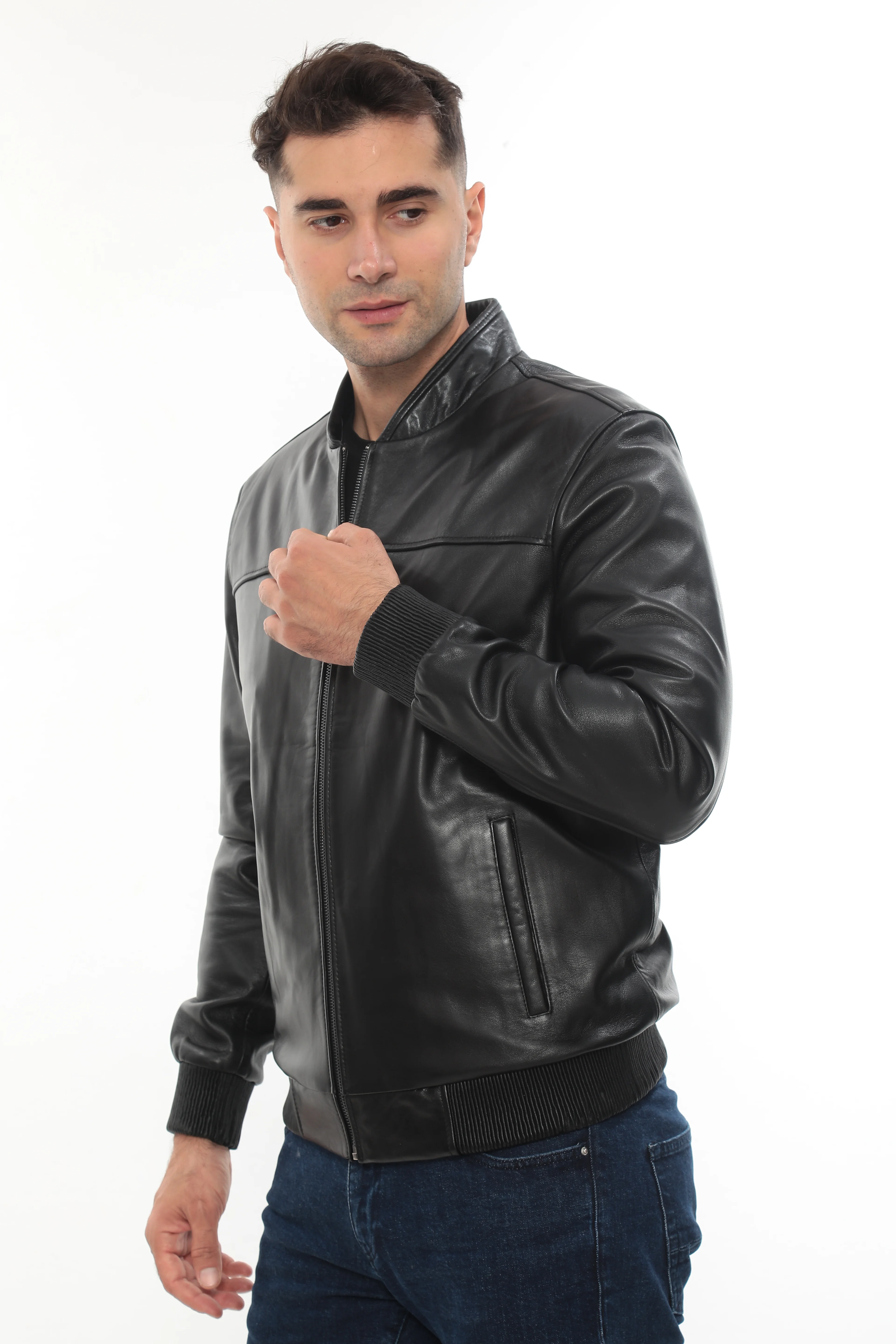 RV PAUL ERKEK DERİ MONT