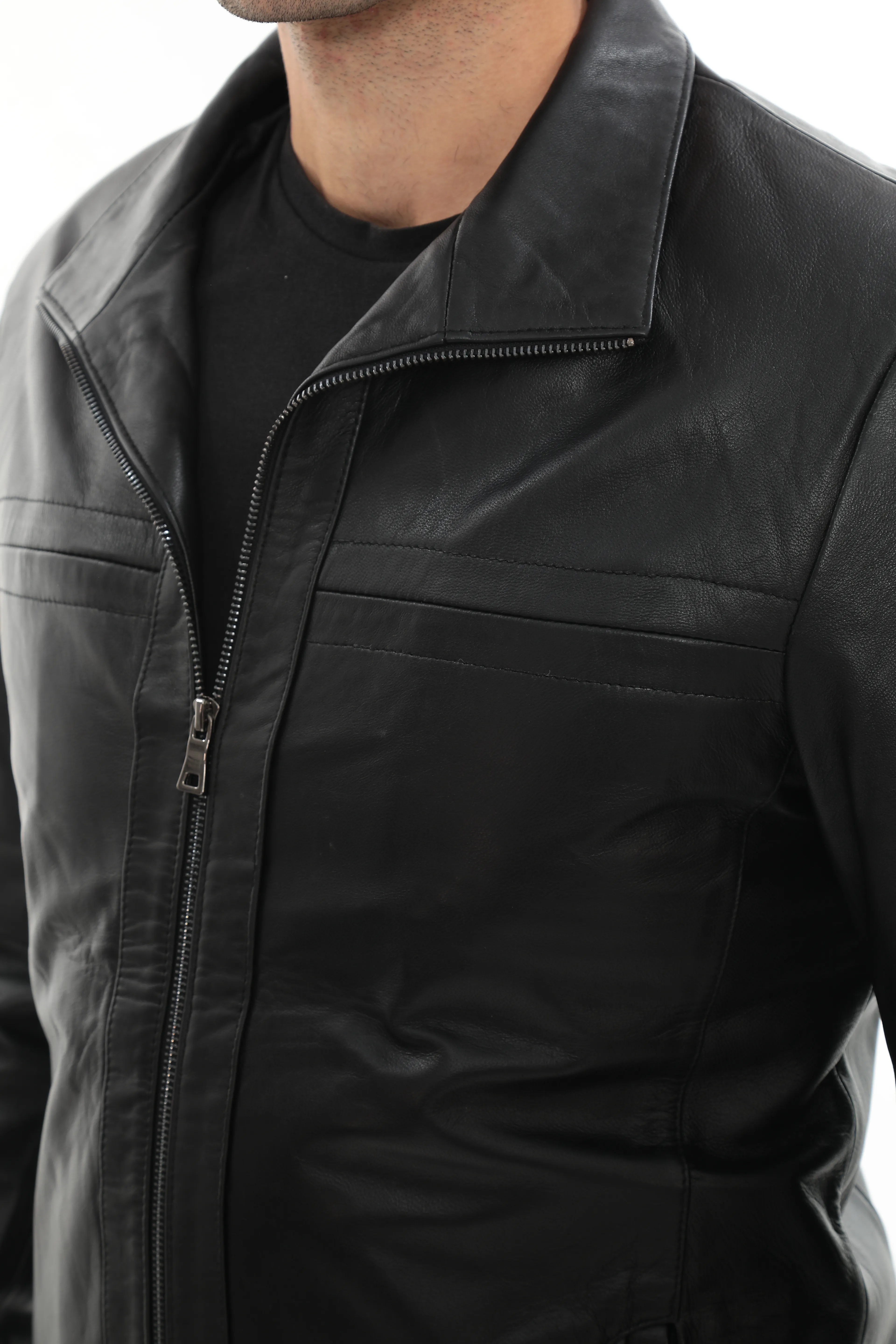 RV LEONARDO ERKEK DERİ CEKET