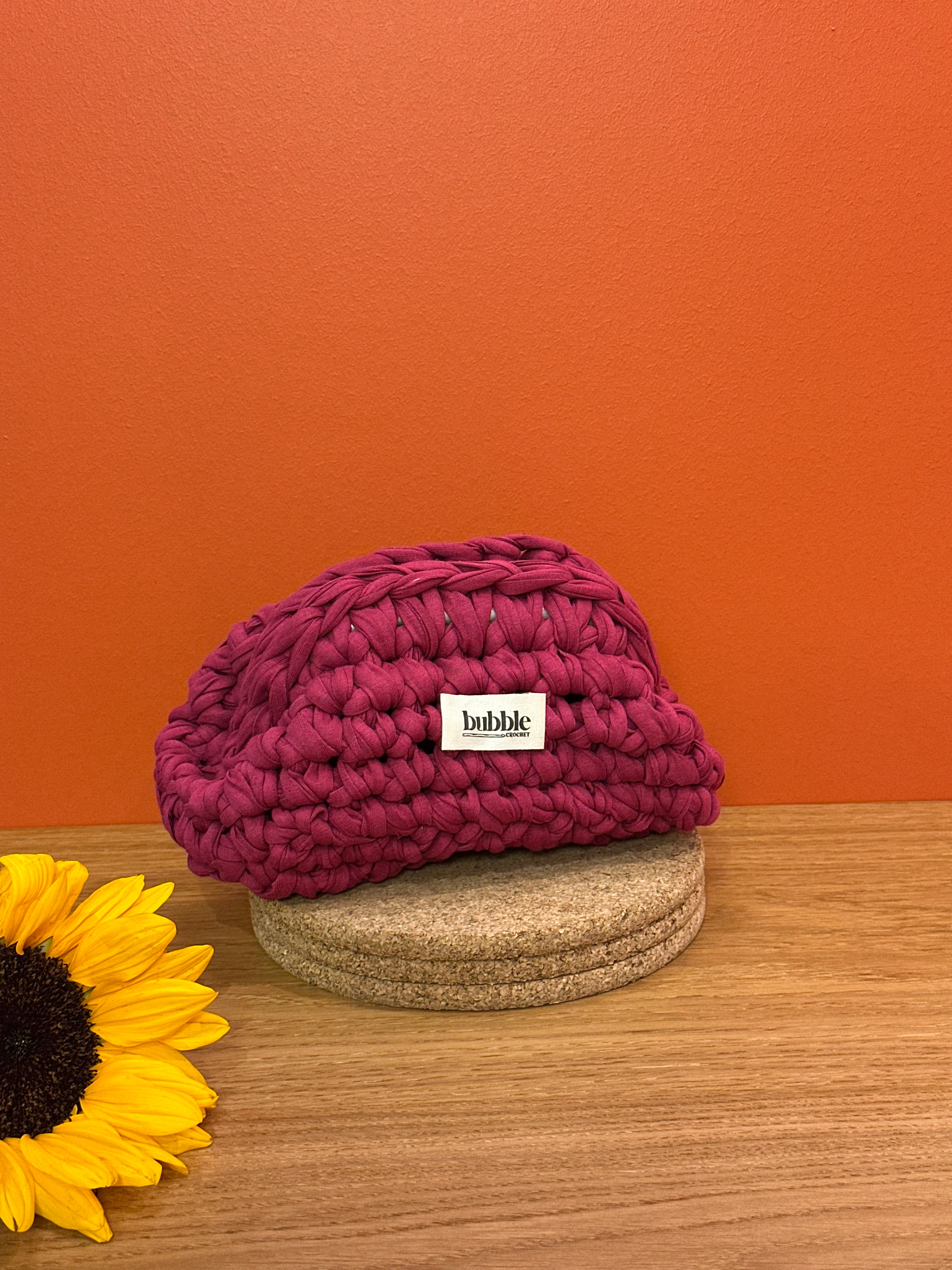 MINI Çift Renkli Makyaj Çantası/Clutch - Mürdüm