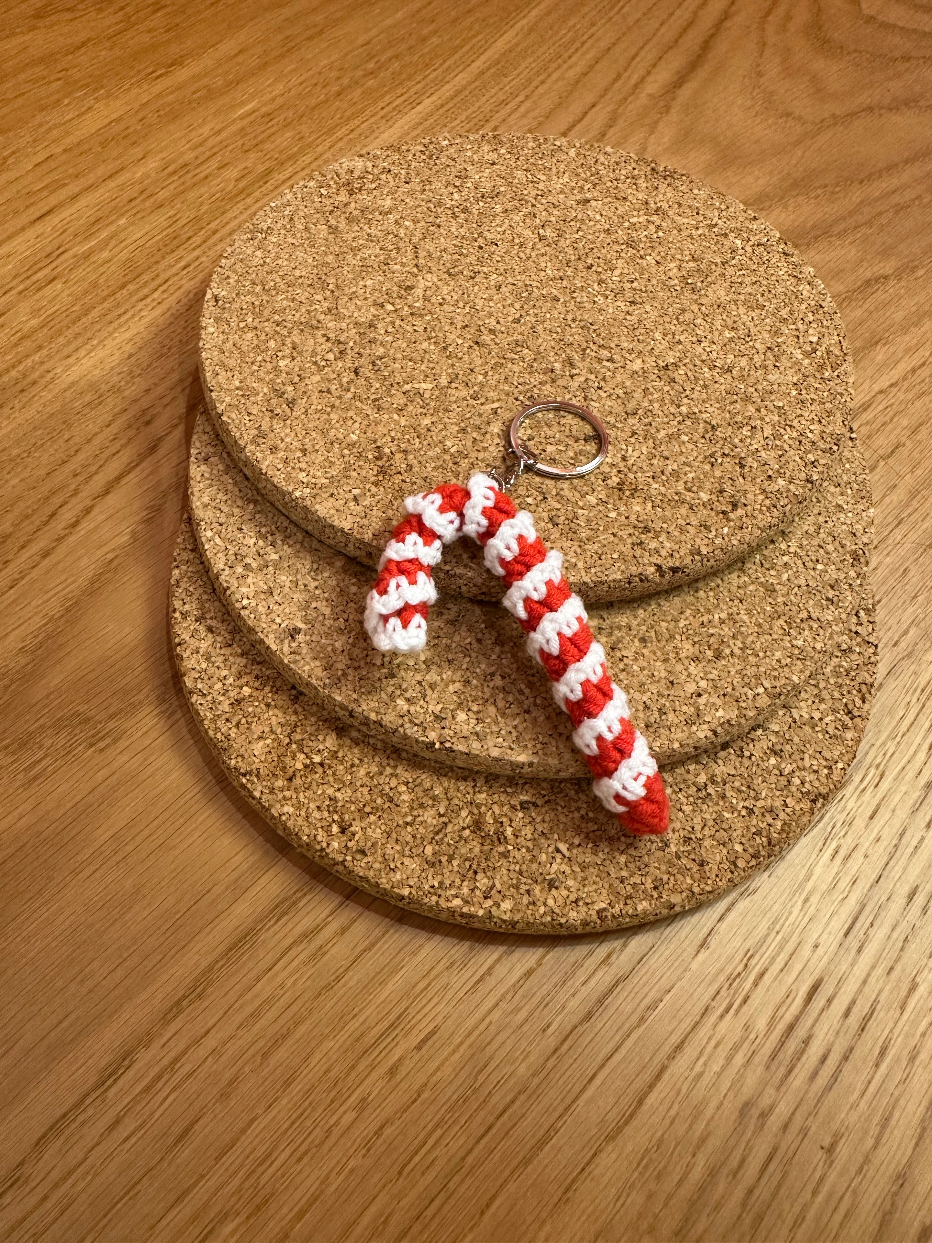 Noel Şeker El Örgüsü Anahtarlık