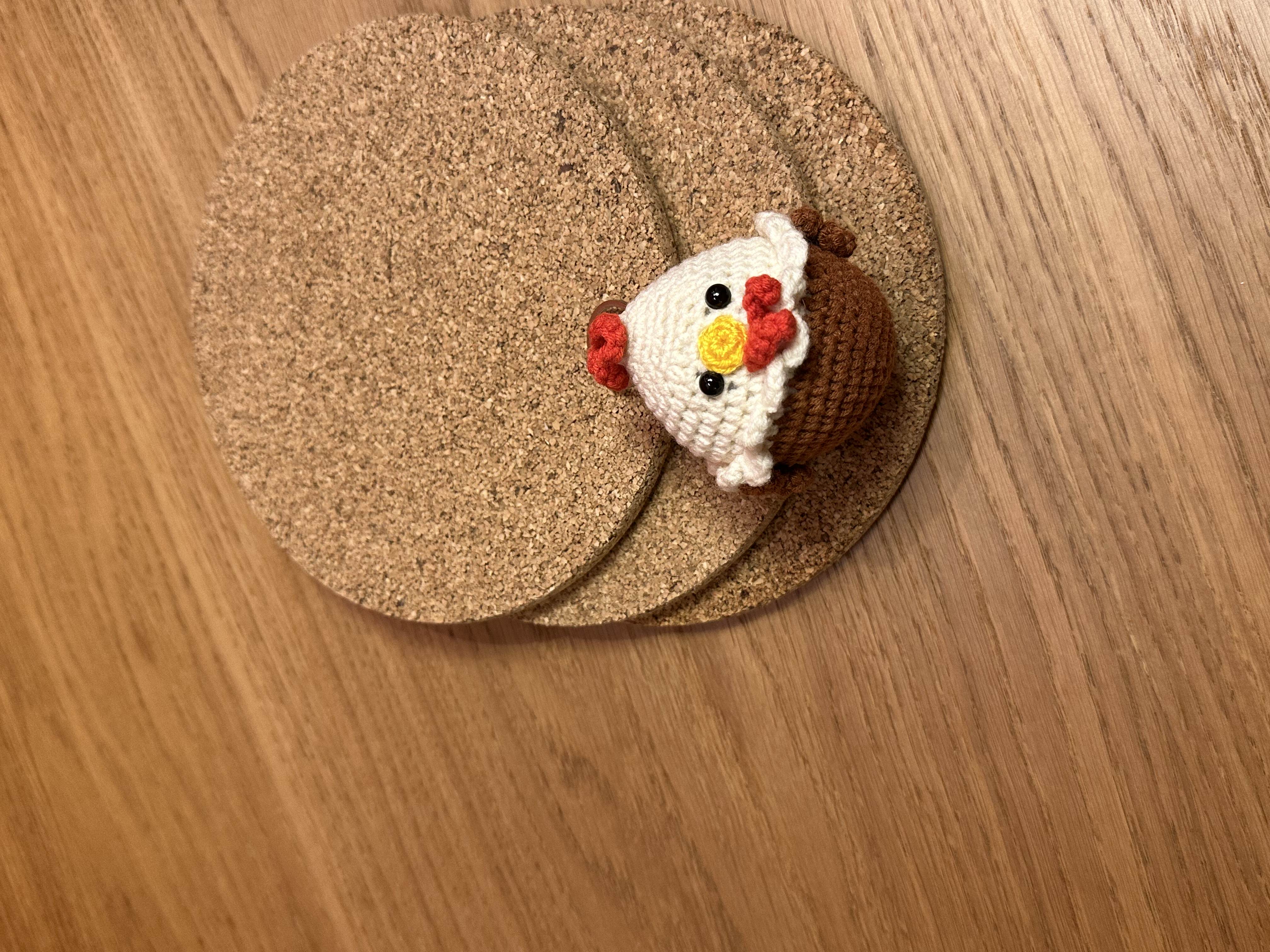 Tavuk El Örgüsü Anahtarlık