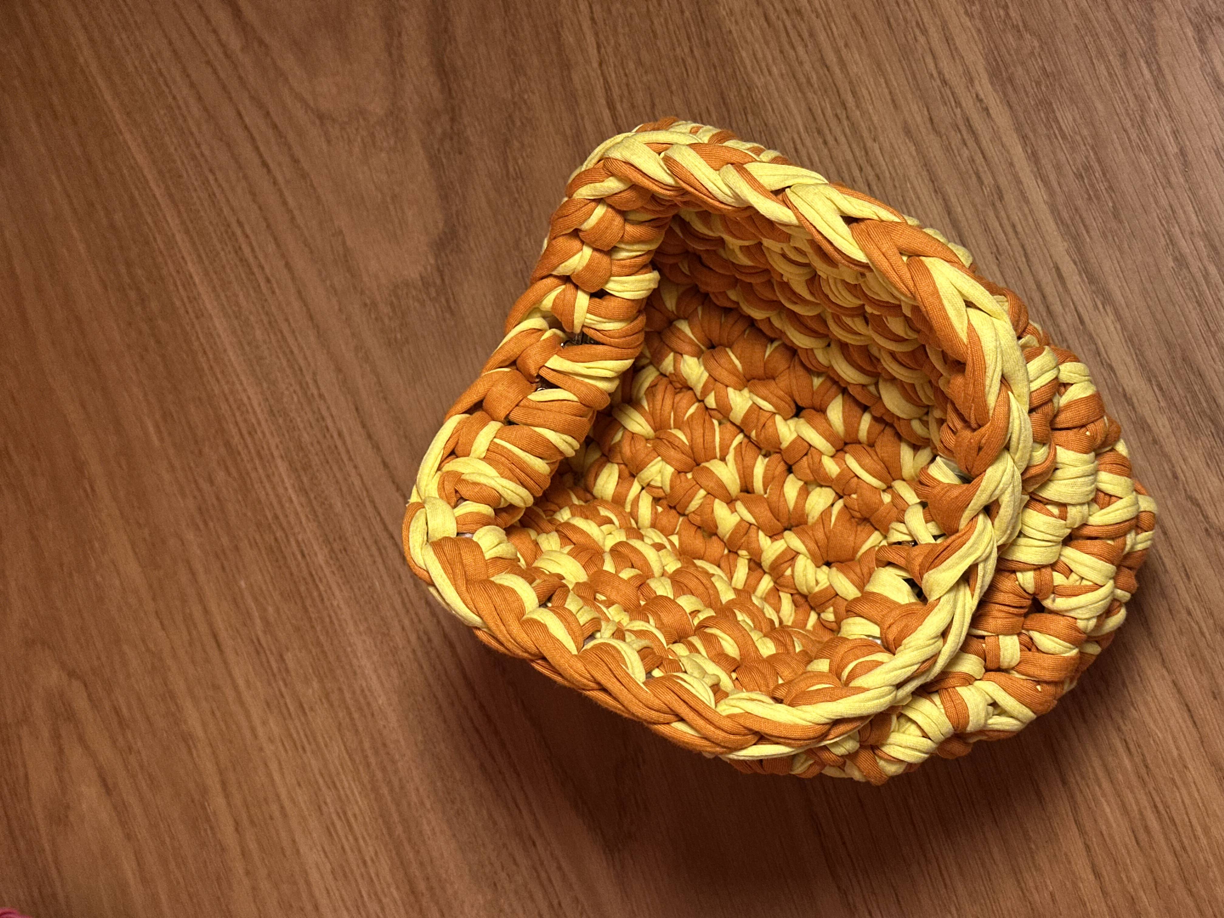 MINI Çift Renkli Makyaj Çantası/Clutch - Turuncu-Sarı