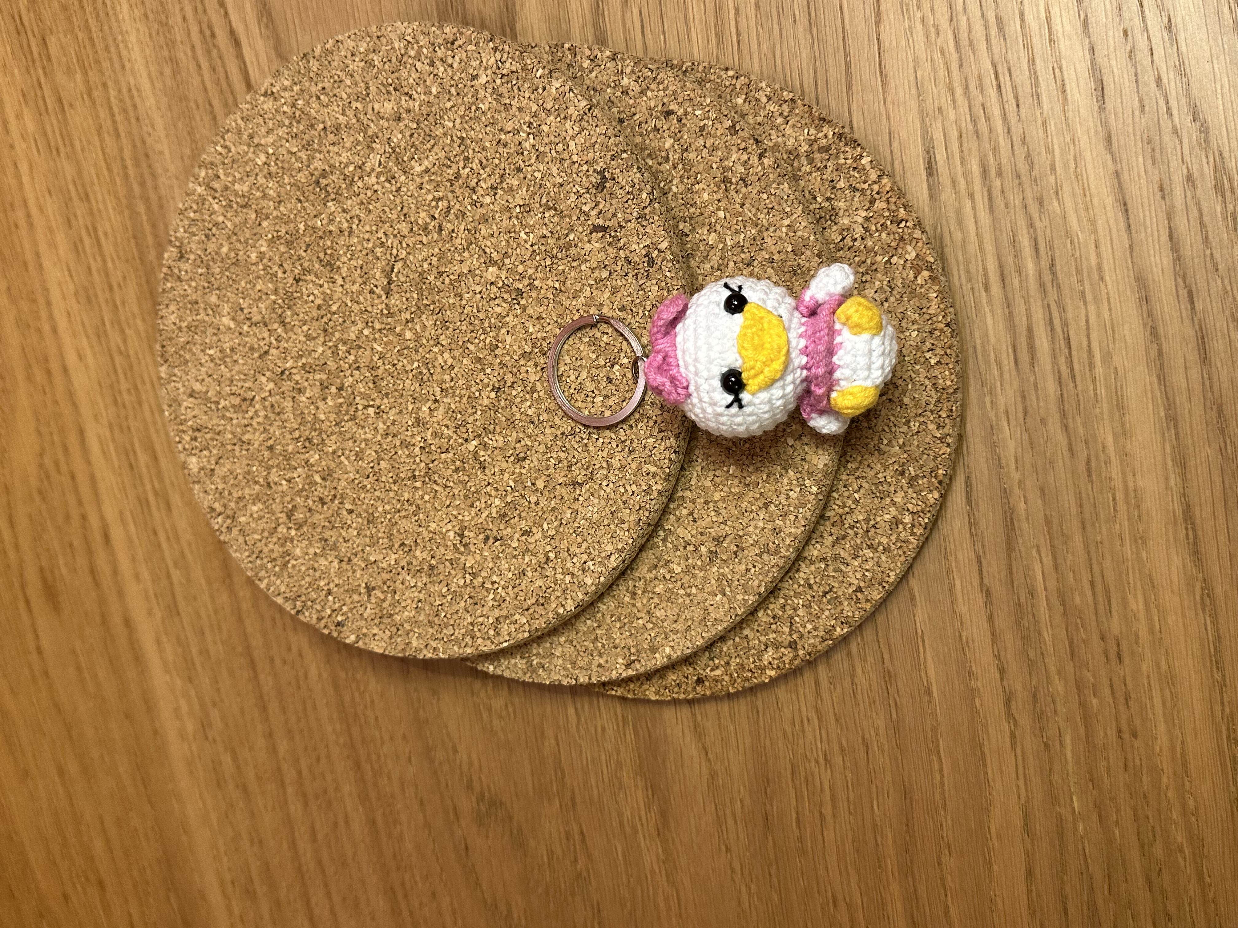 Daisy Duck El Örgüsü Anahtarlık