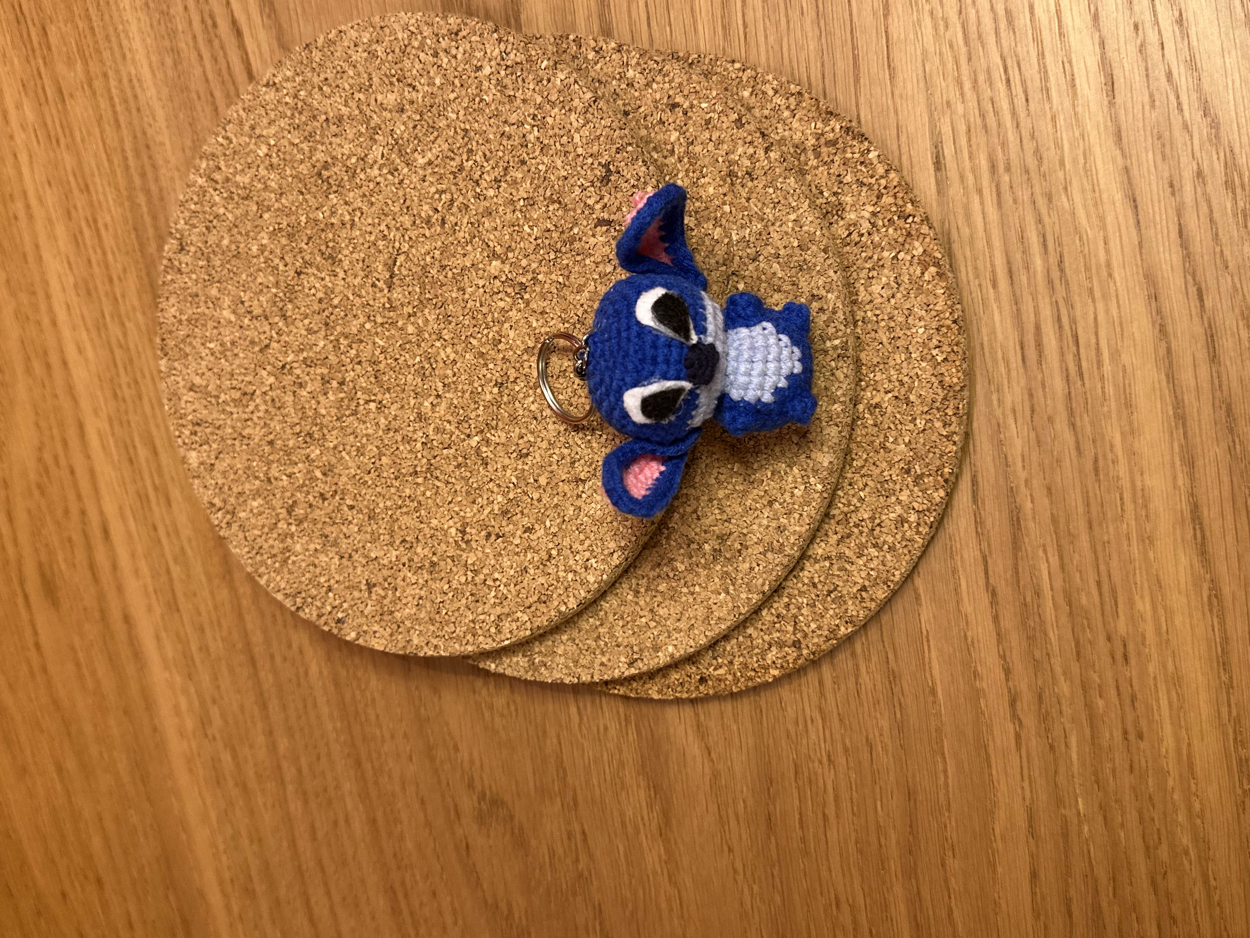 Stitch El Örgüsü Anahtarlık