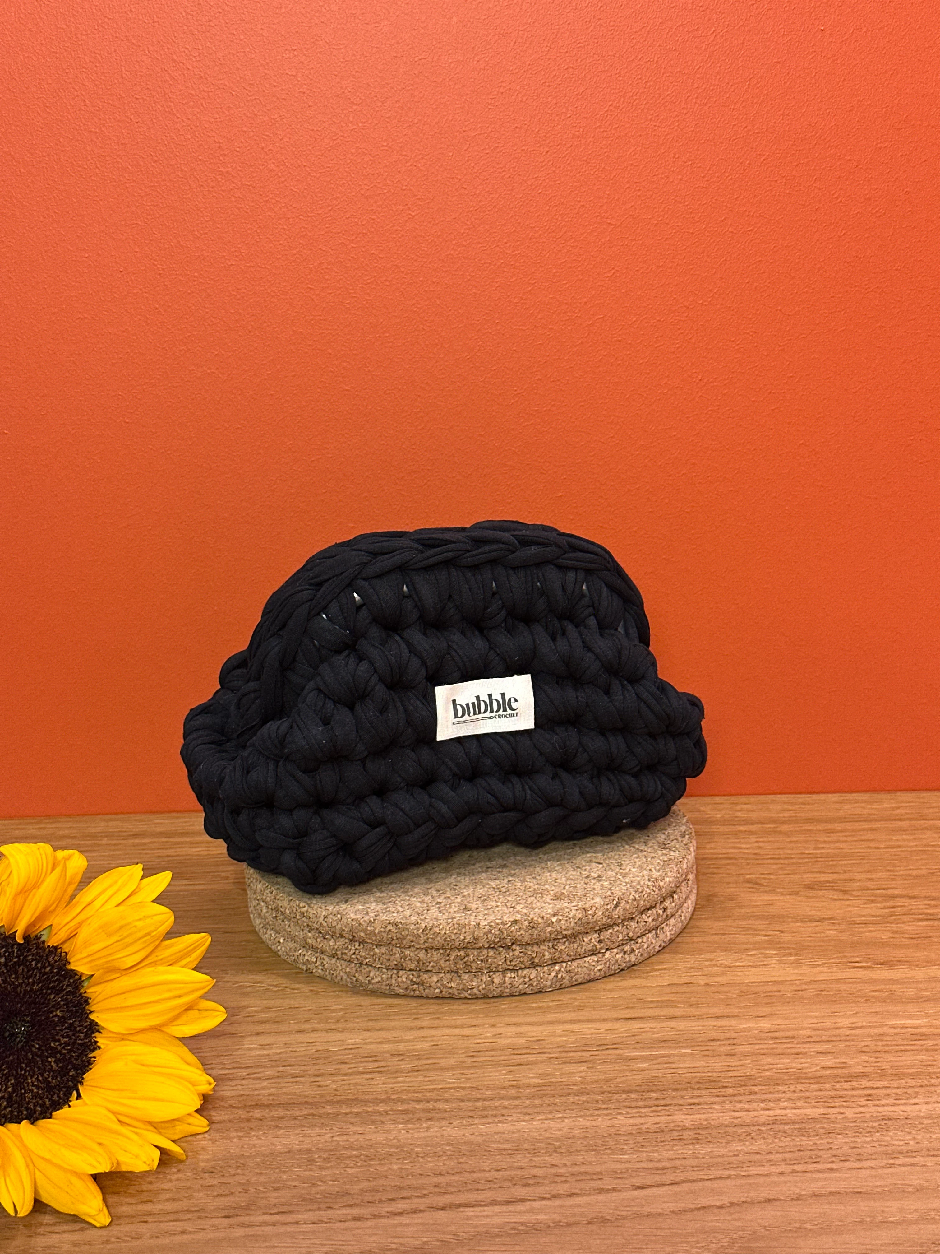 MINI Çift Renkli Makyaj Çantası/Clutch - Siyah