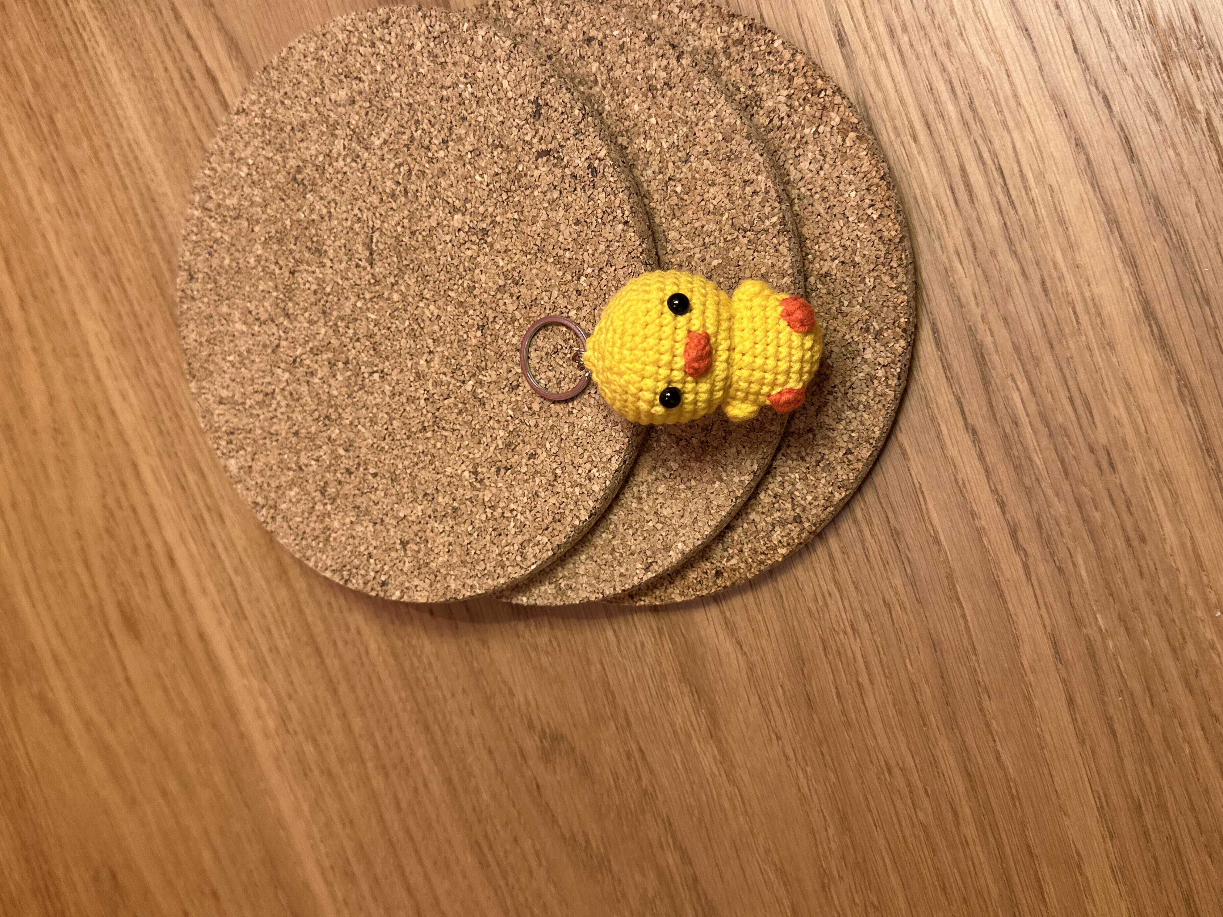 Civciv El Örgüsü Anahtarlık