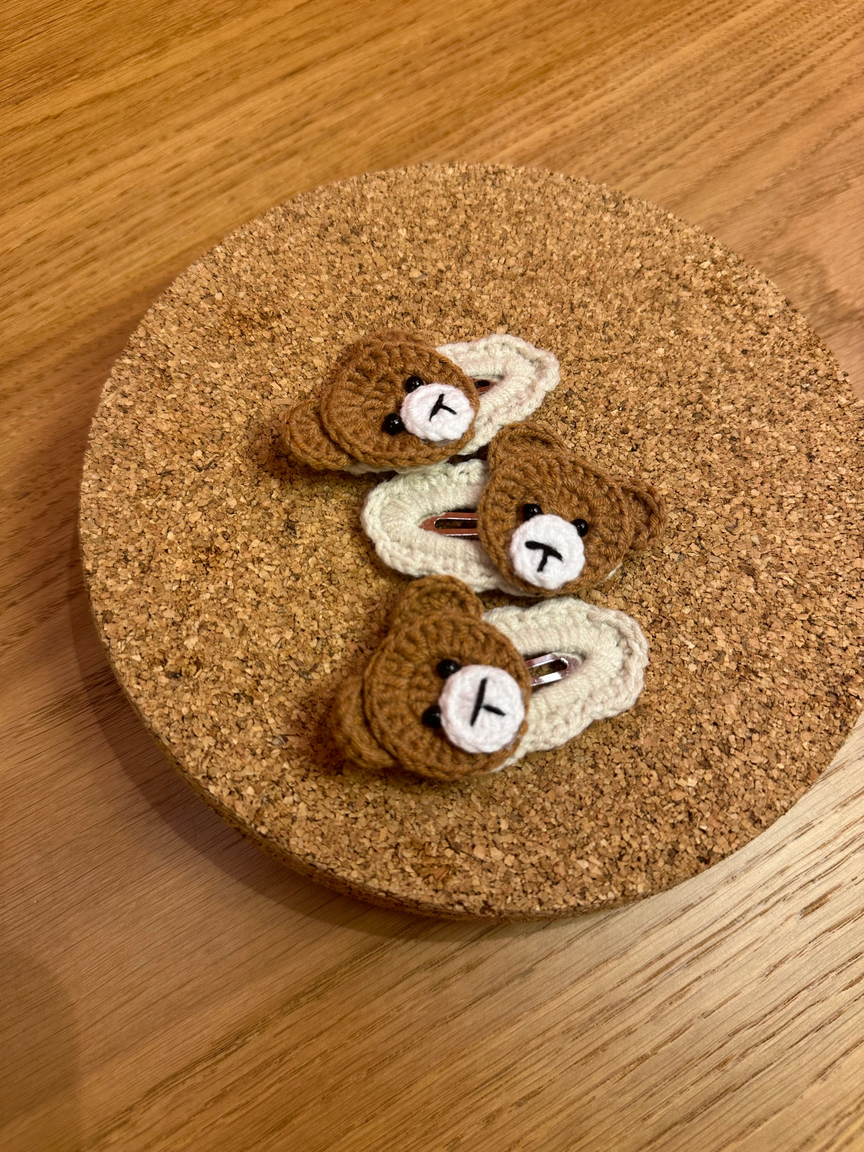 Ayıcık Örgü Çıtçıt Toka