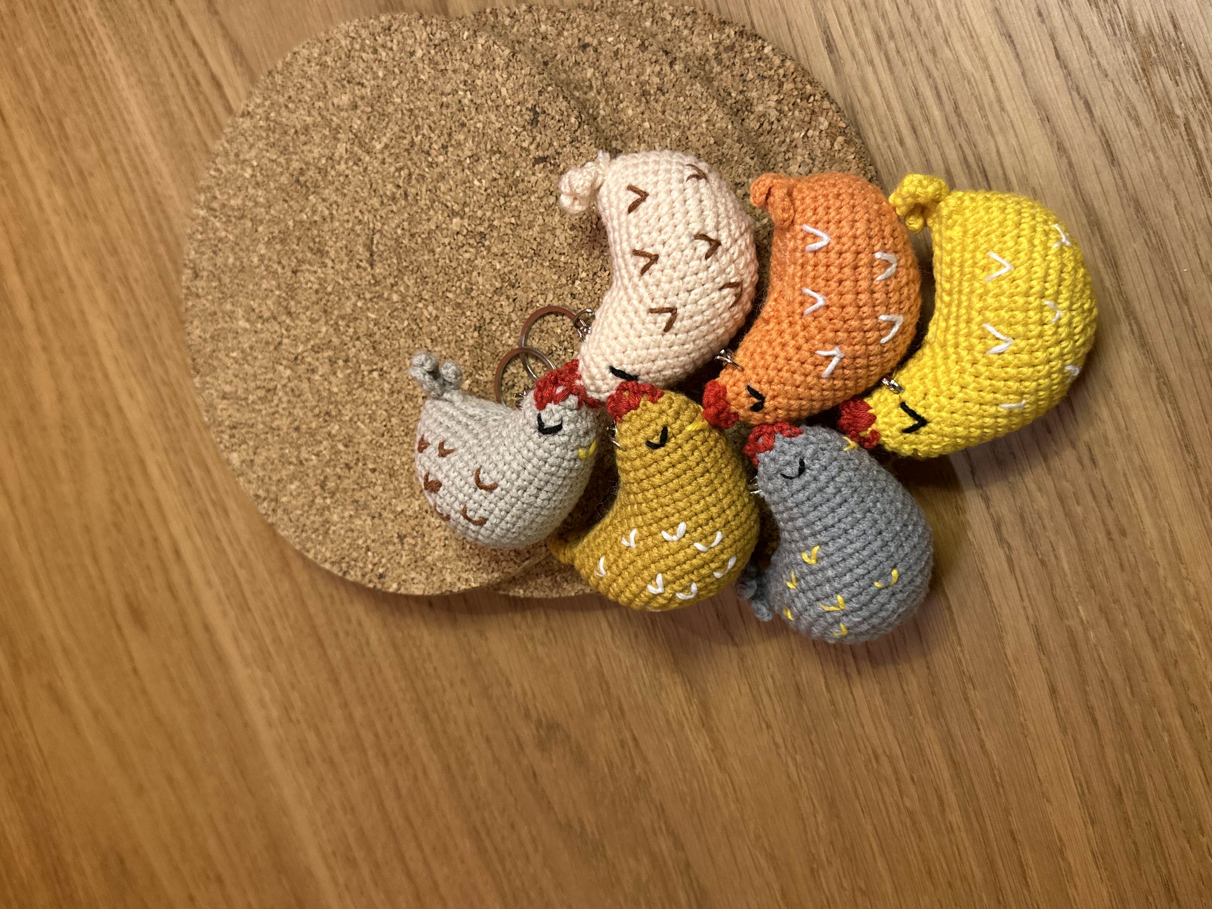 Horoz El Örgüsü Anahtarlık