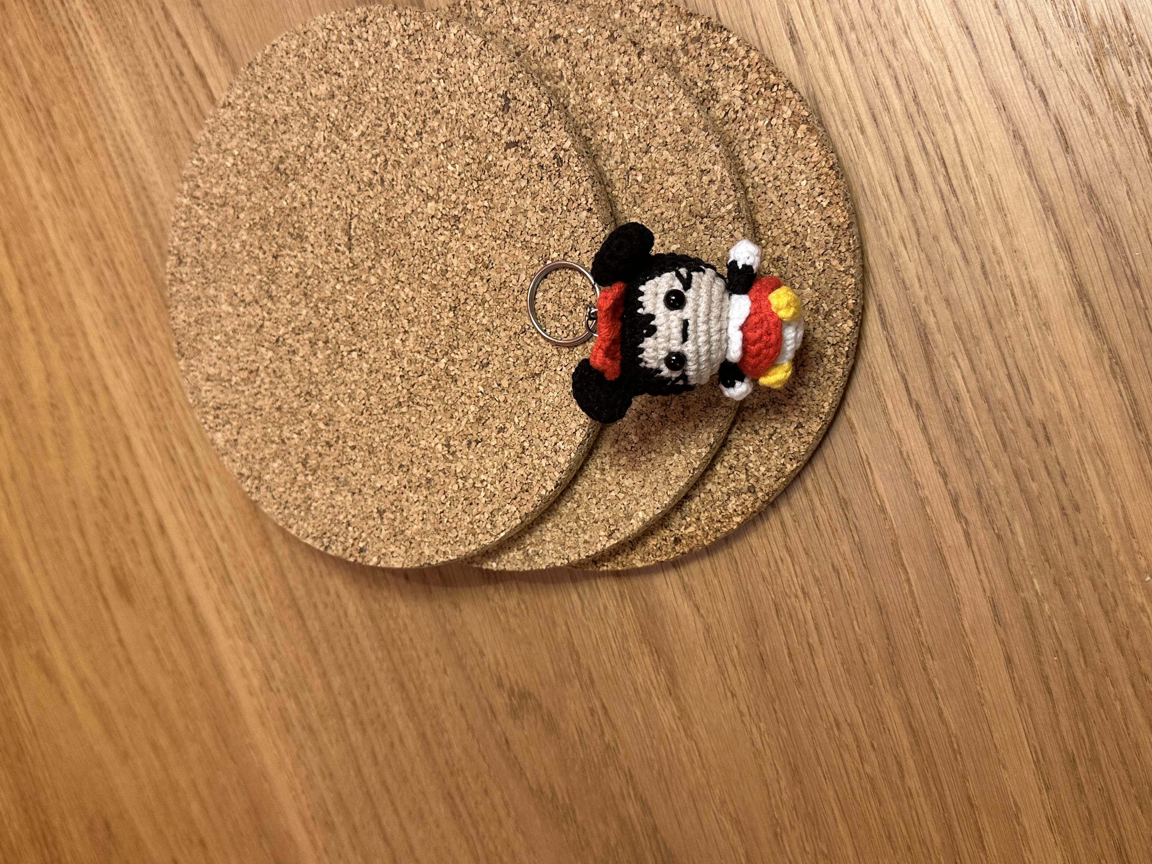 Minnie Mouse El Örgüsü Anahtarlık