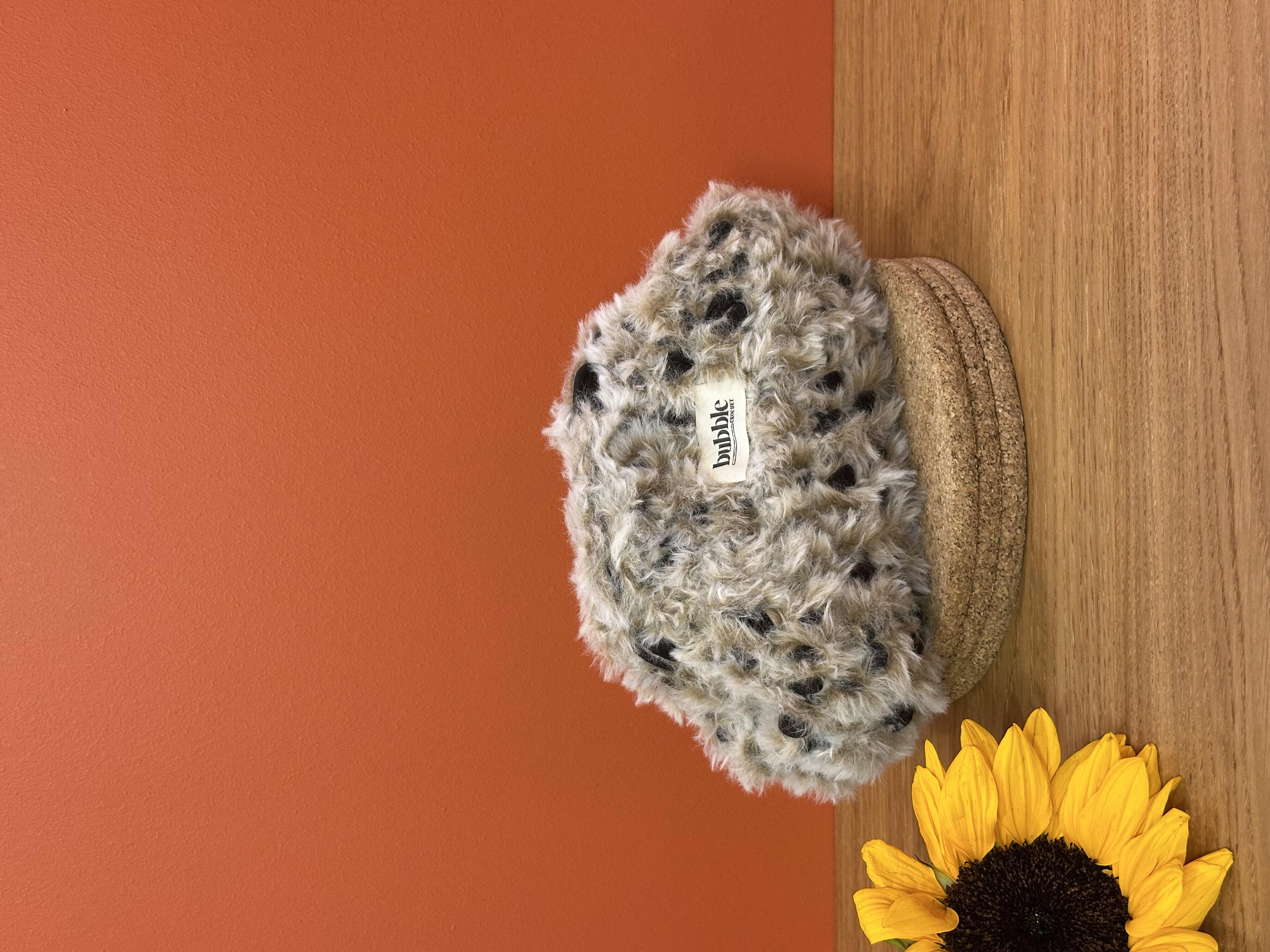 FLUFFY Clutch - Koyu Kahverengi Fluffy