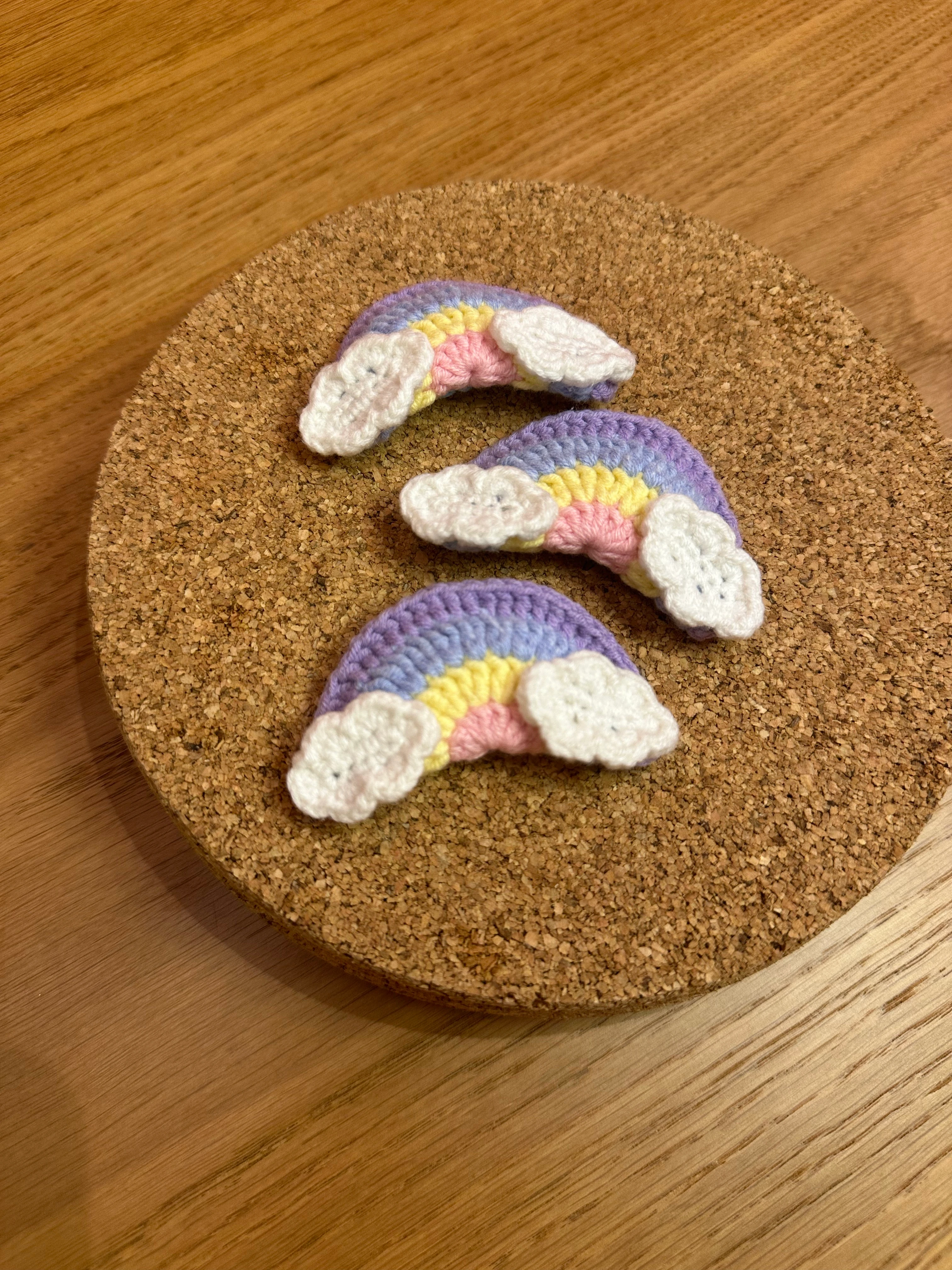 Gökkuşağı Örgü Çıtçıt Toka