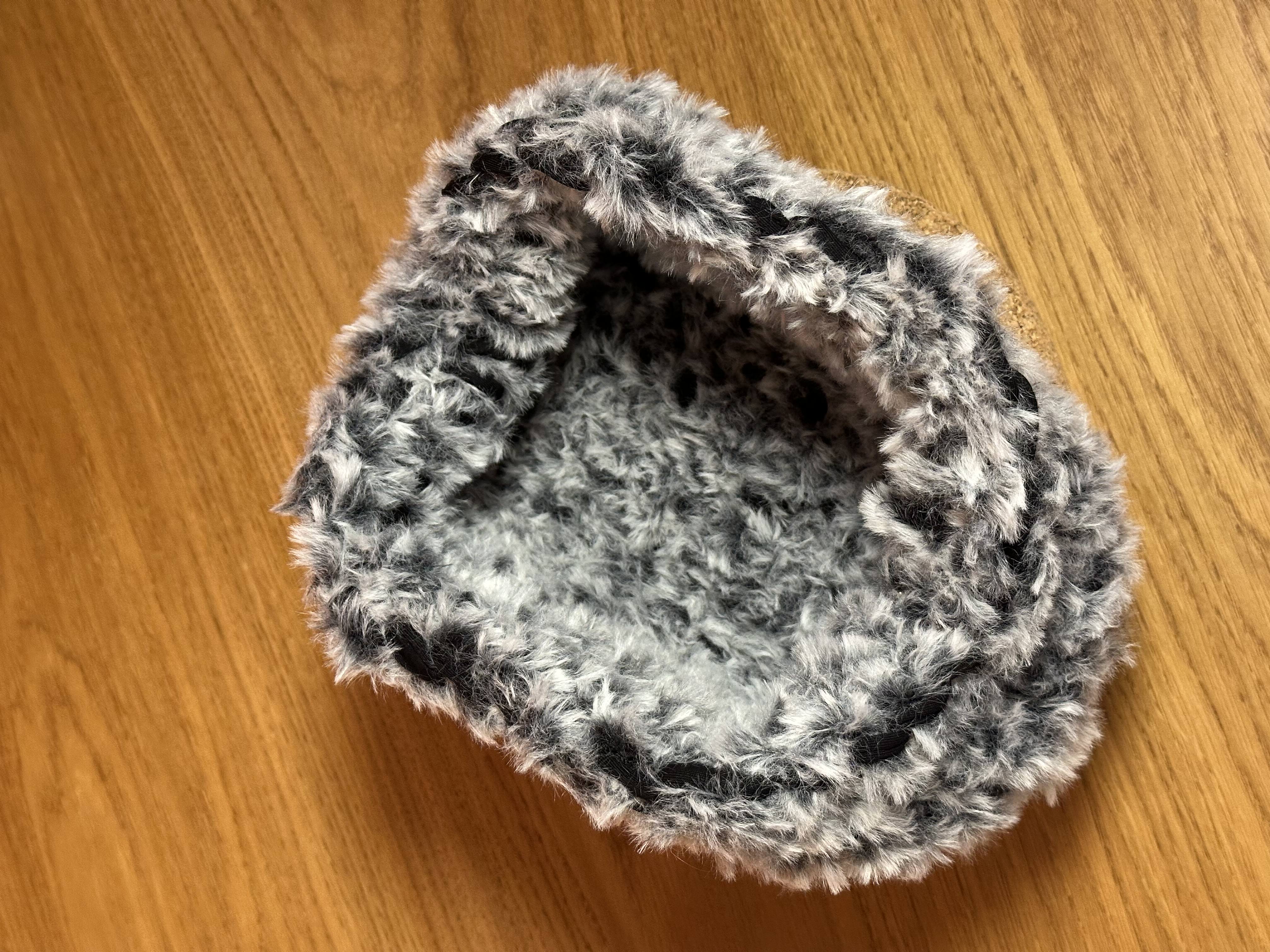 FLUFFY Clutch - Siyah-Beyaz Fluffy