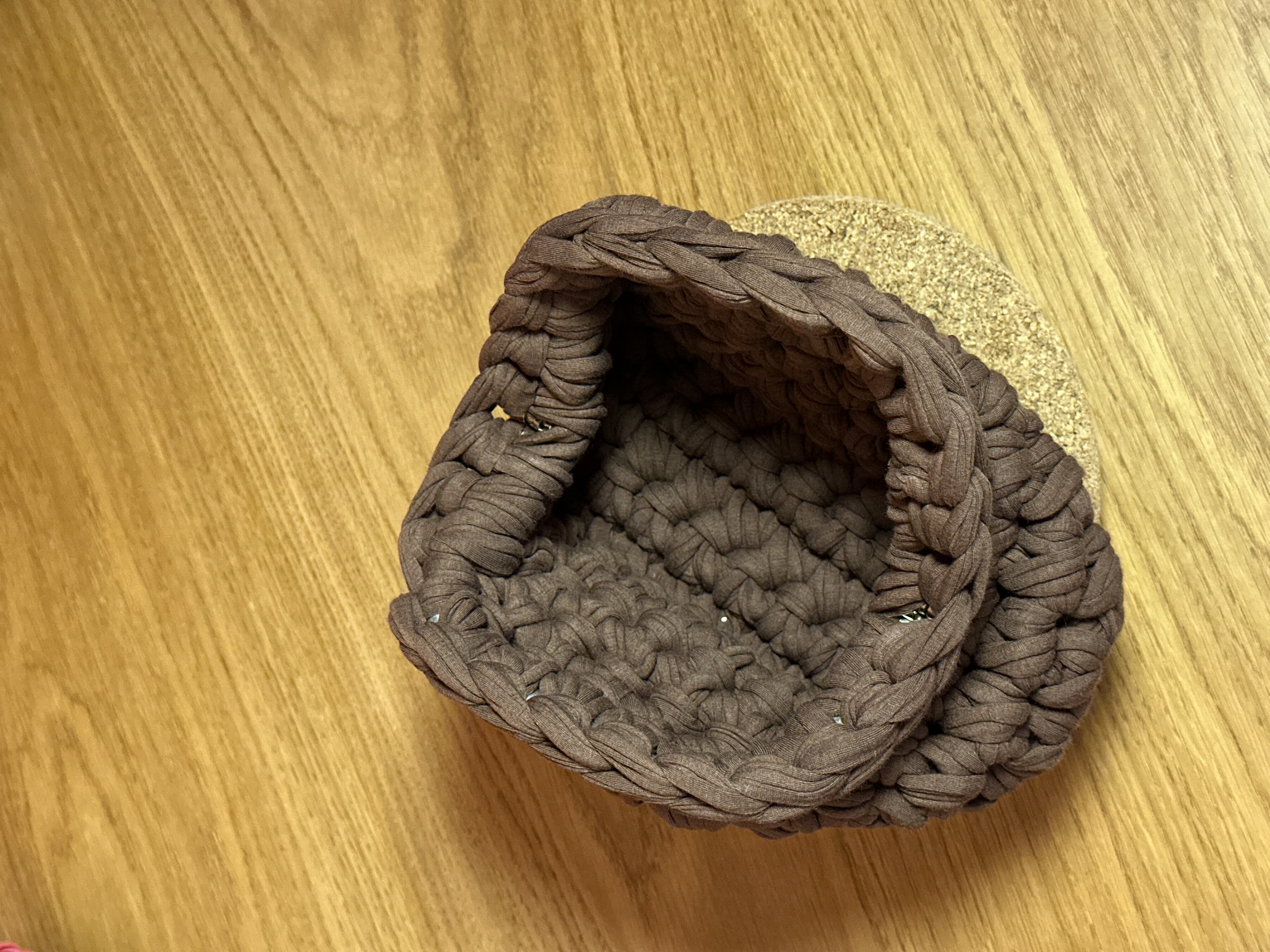 MINI Çift Renkli Makyaj Çantası/Clutch - Kahverengi