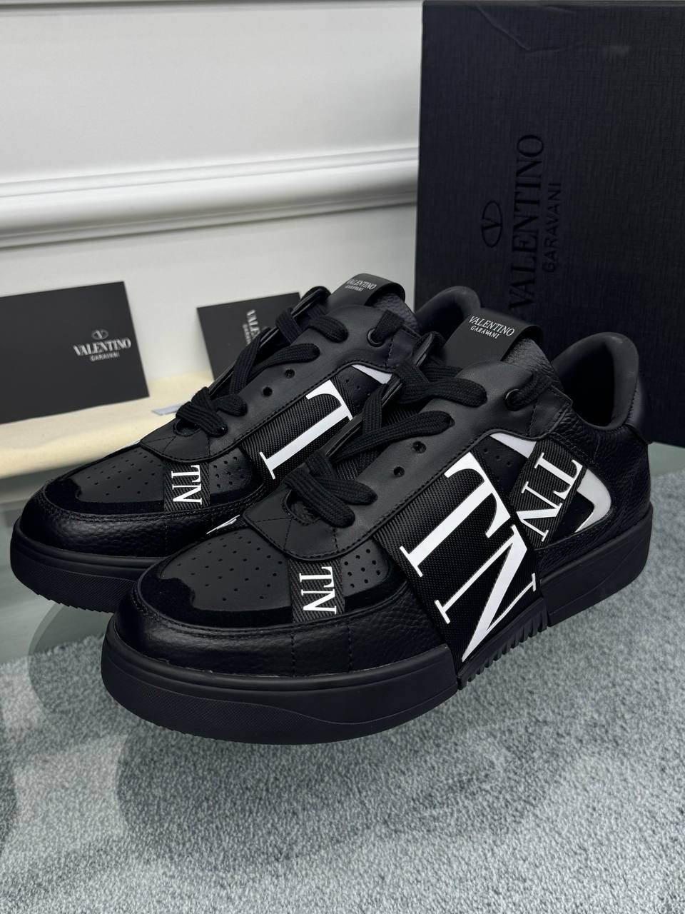 Logo Detaylı Deri Erkek Sneaker