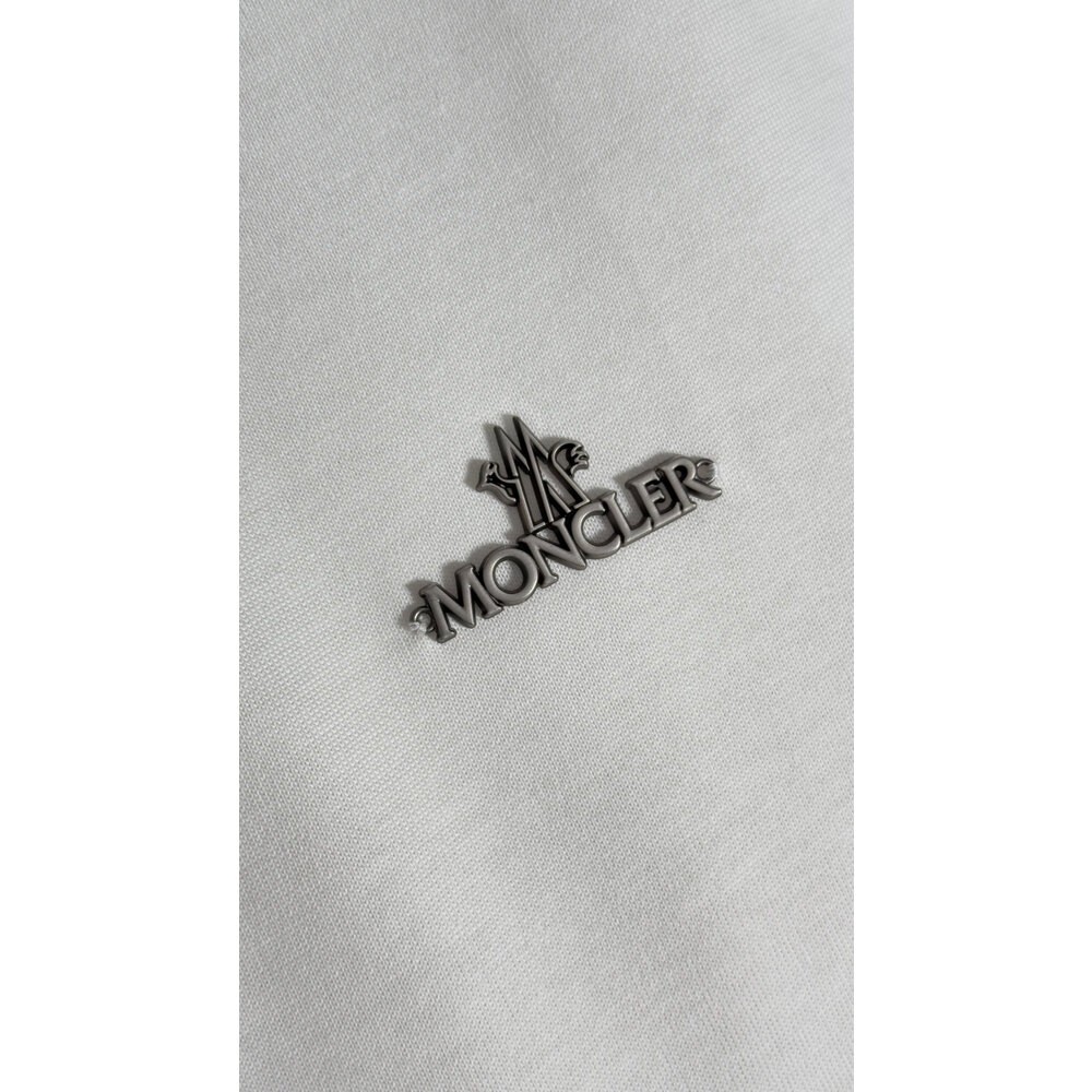 Metal Plaka Logo Detaylı Erkek T-shirt