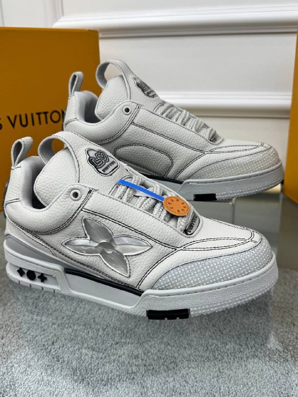 Logo Detaylı Beyaz Erkek Deri Sneaker