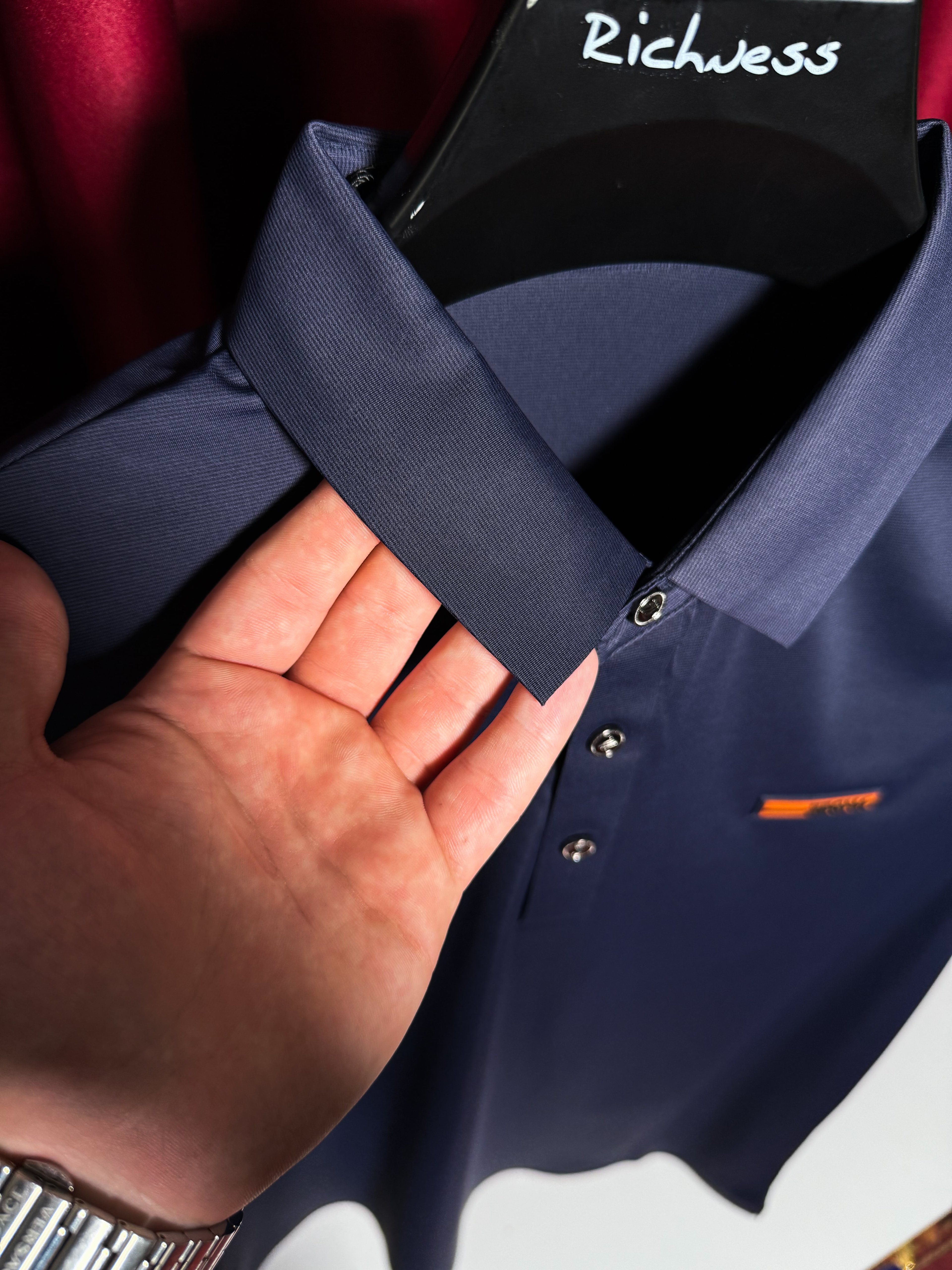 İthal Nakış Logo Detaylı Polo T-shirt