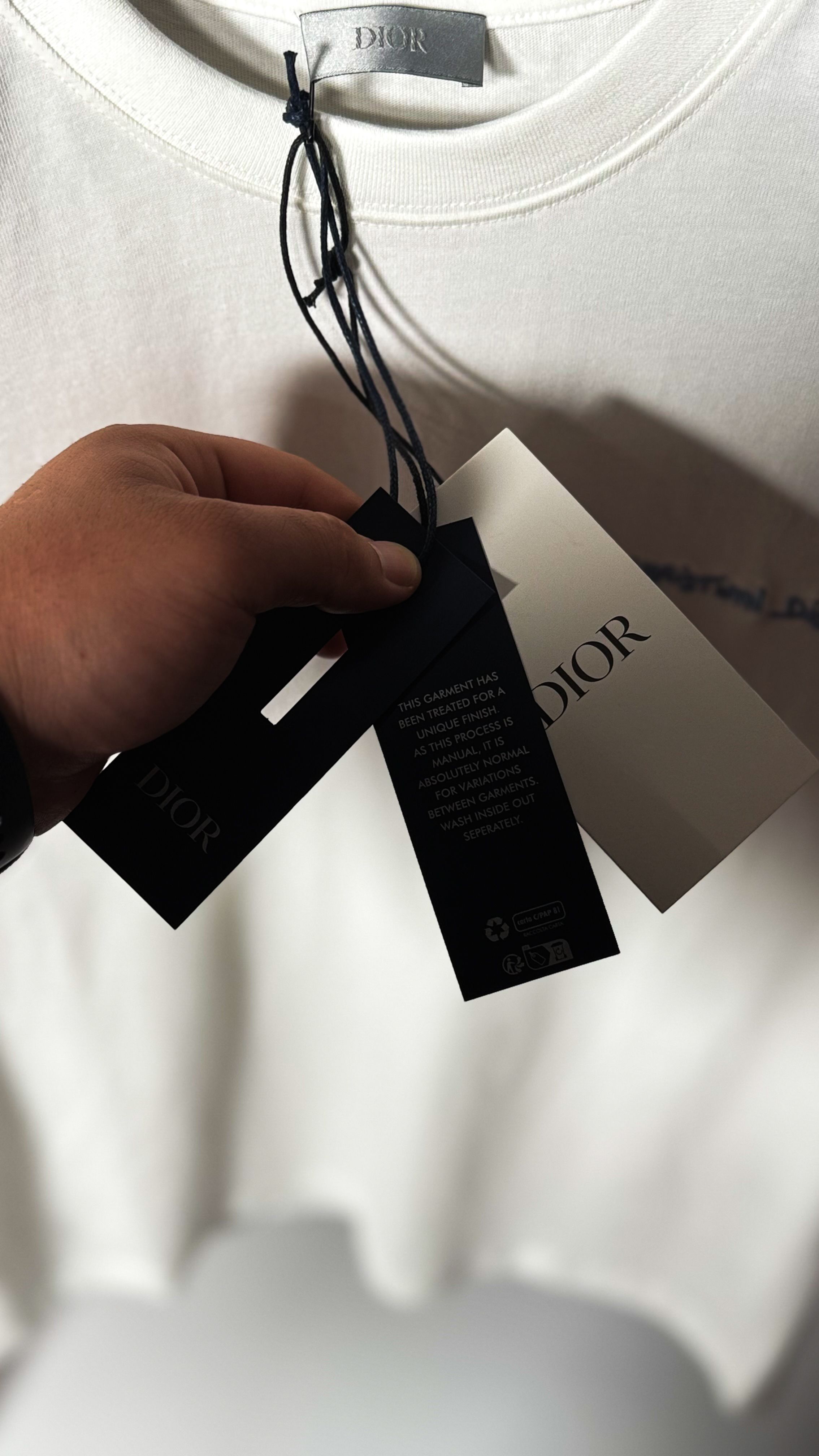 Nakış Logo Detaylı Beyaz Erkek T-shirt