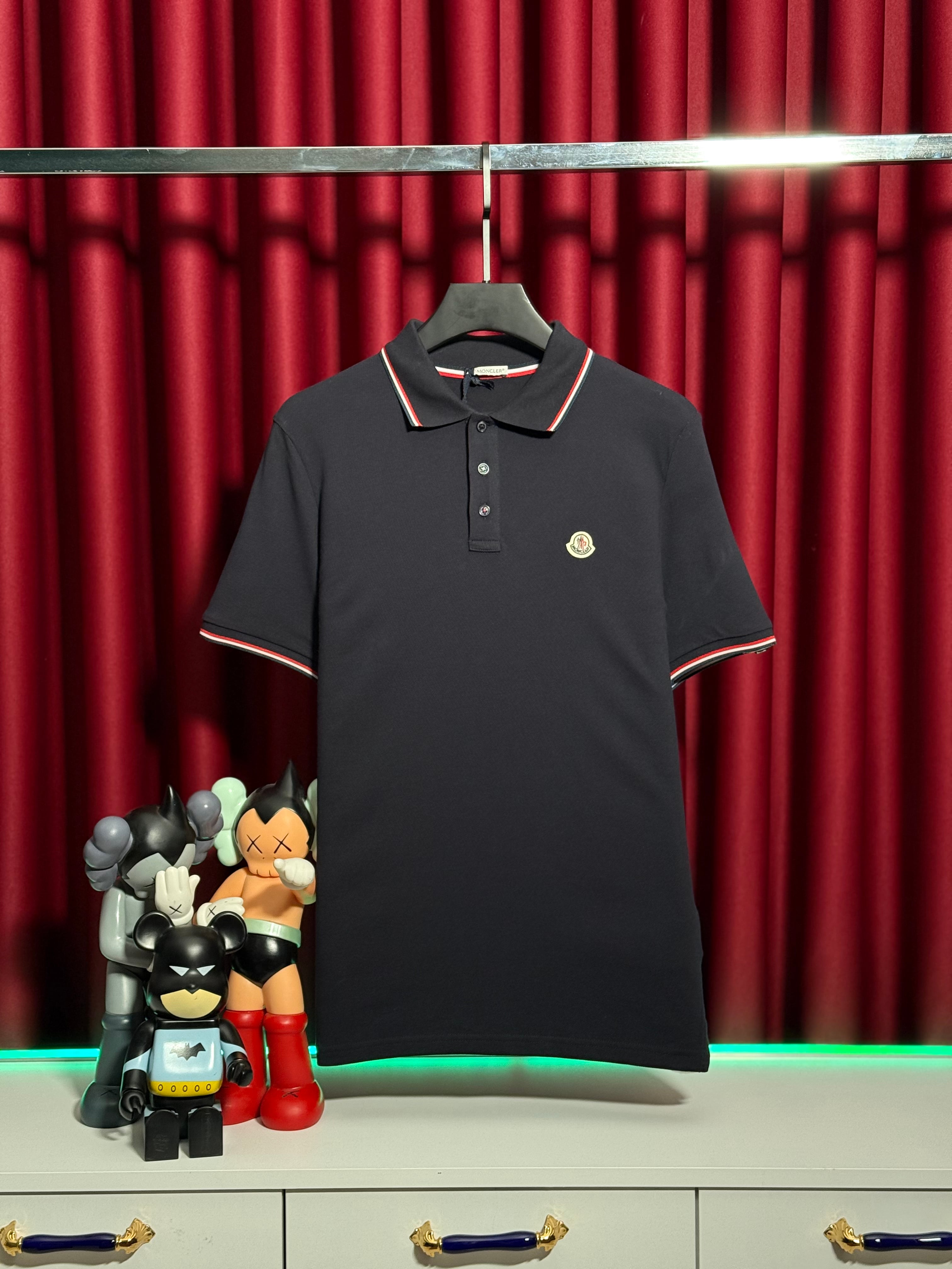 Logo Detaylı Lacivert Erkek Polo Yaka T-shirt