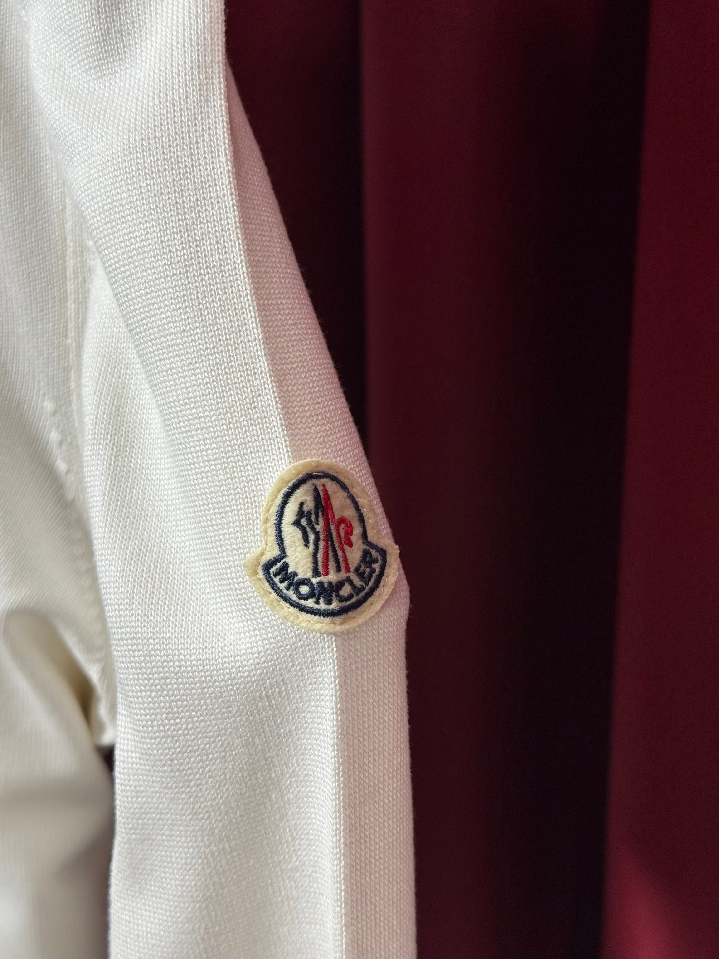 Kolda Logo Detaylı Beyaz Erkek Triko