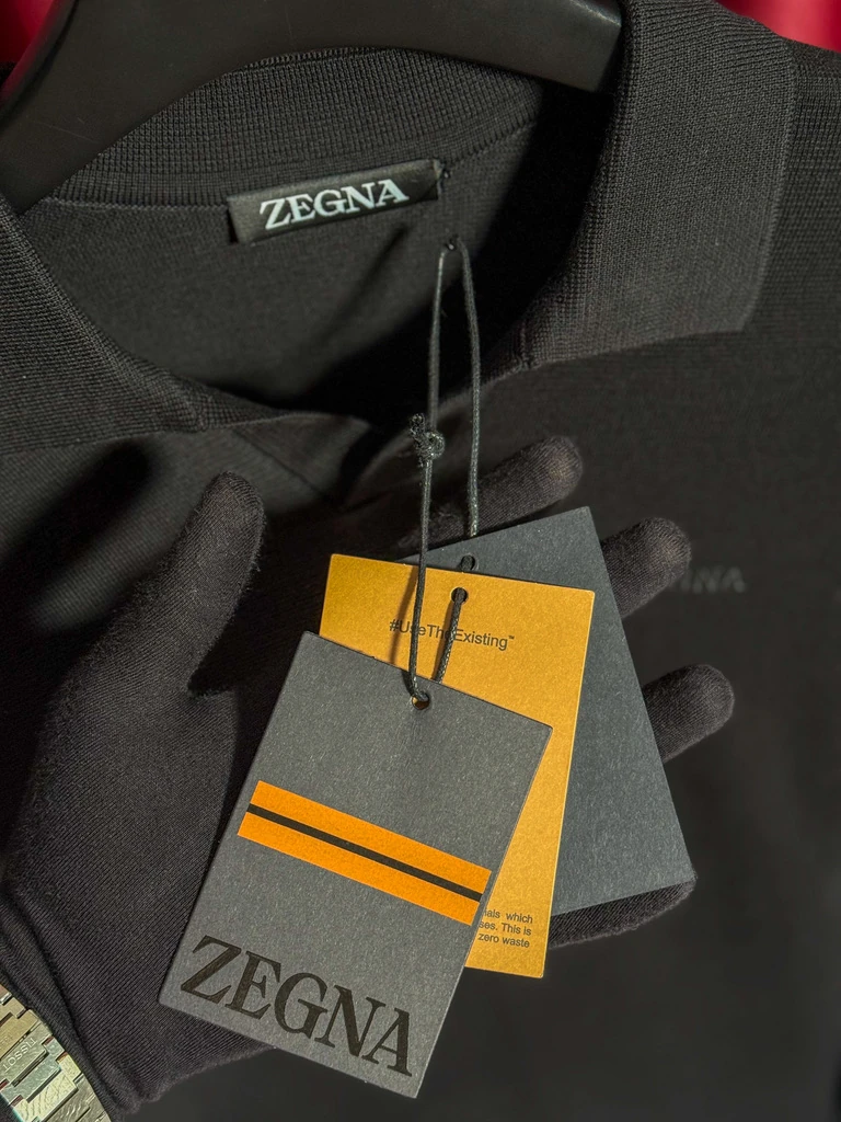 Polo Yaka Siyah Erkek Triko