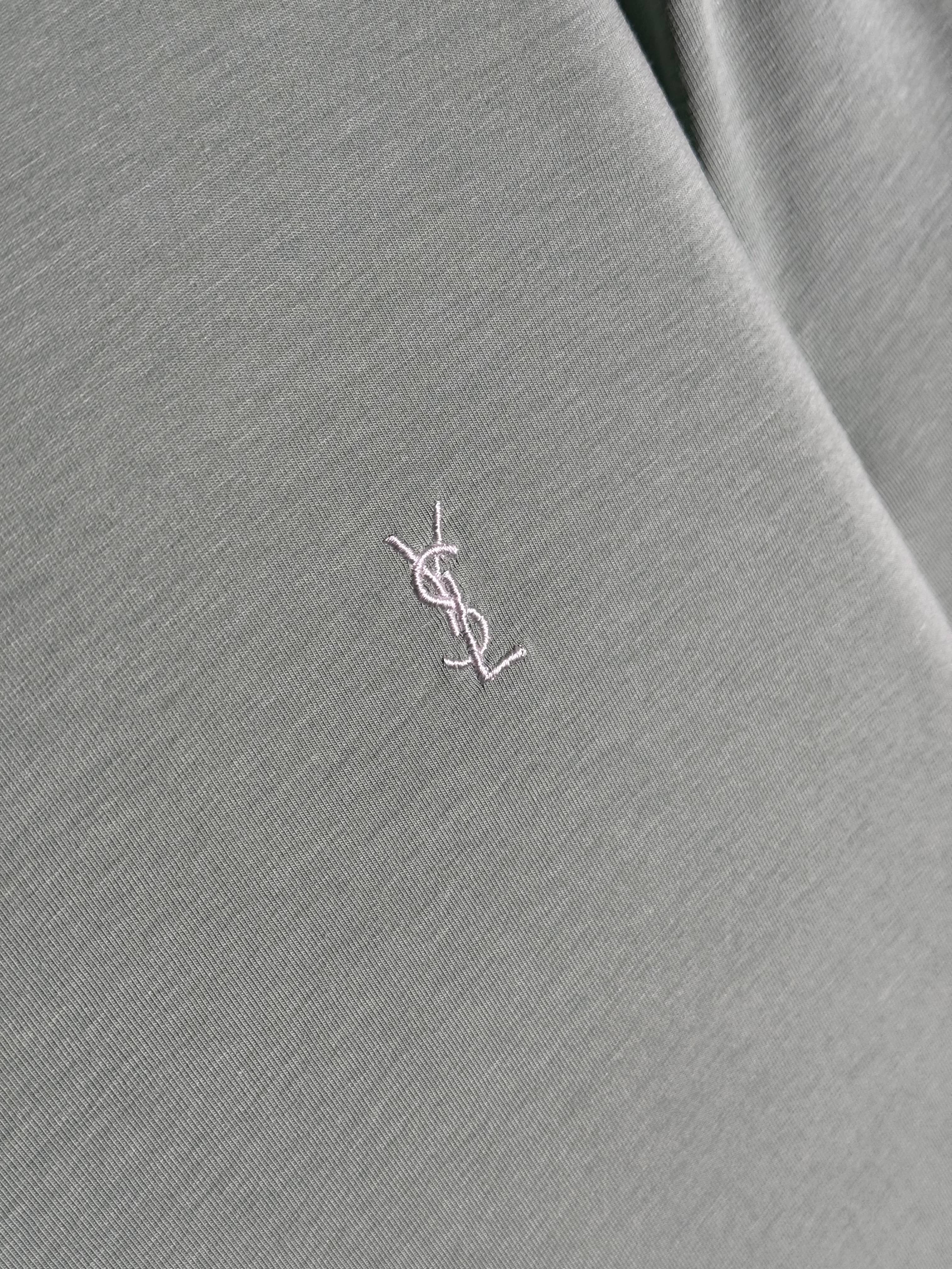Nakış Logo Detaylı Yeşil Erkek T-shirt