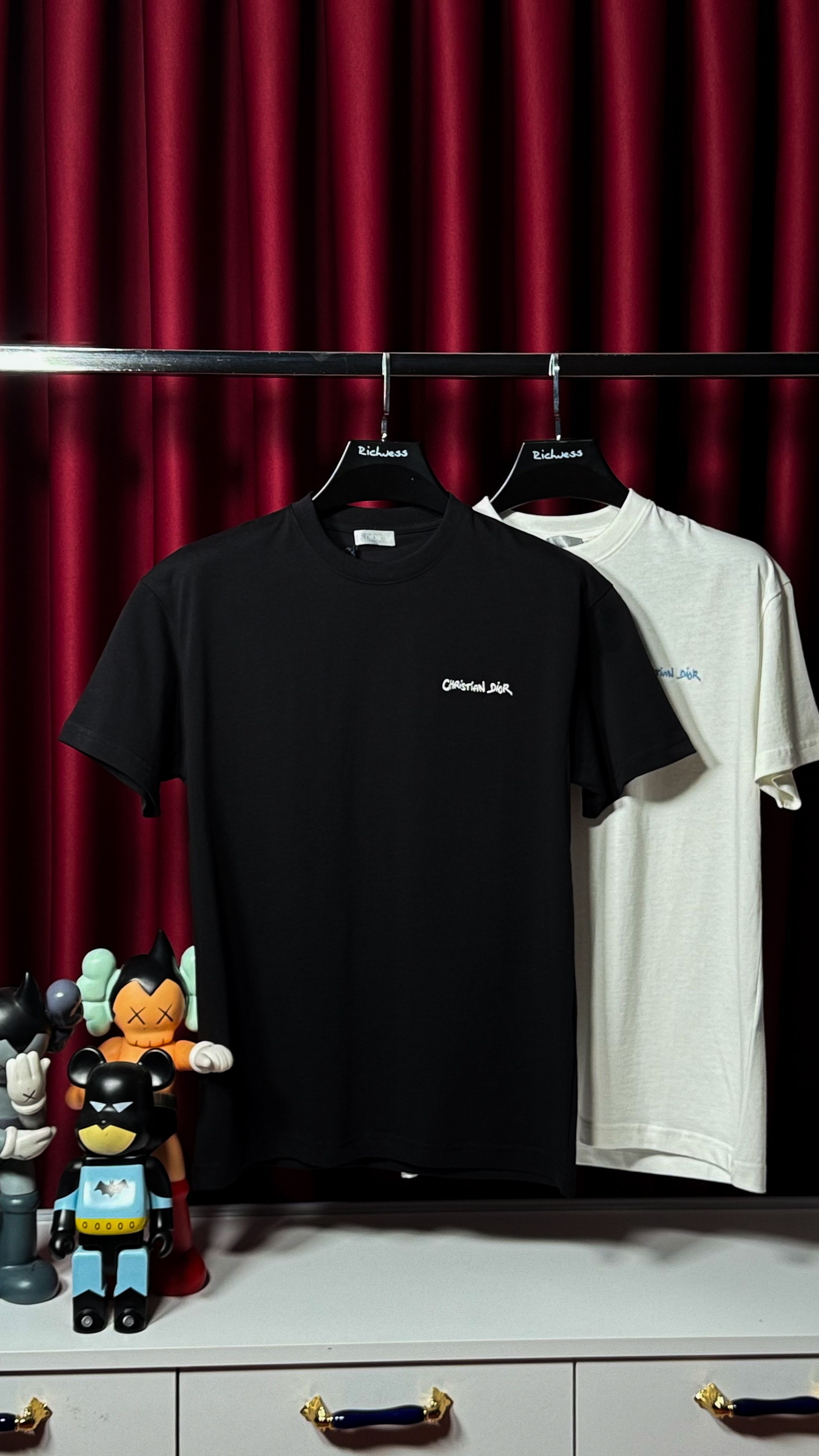 Nakış Logo Detaylı Siyah Erkek T-shirt