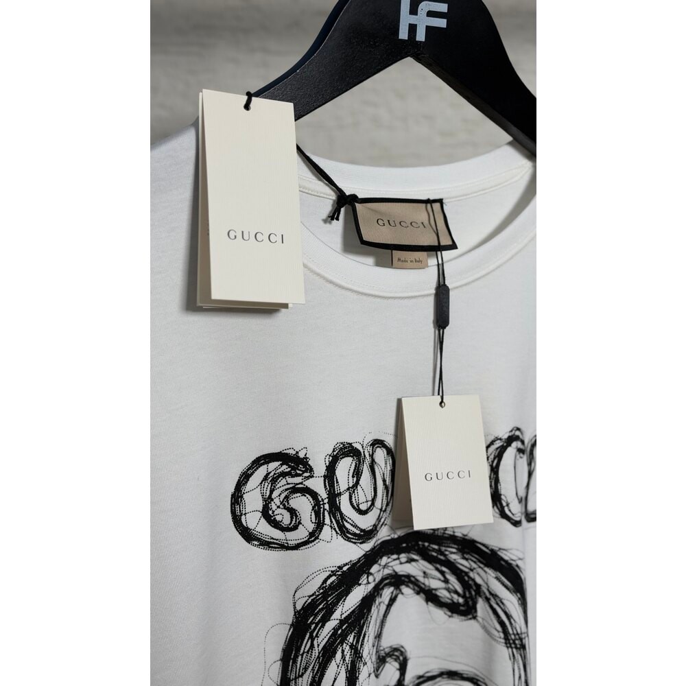 GG Logo İşlemeli Erkek T-shirt
