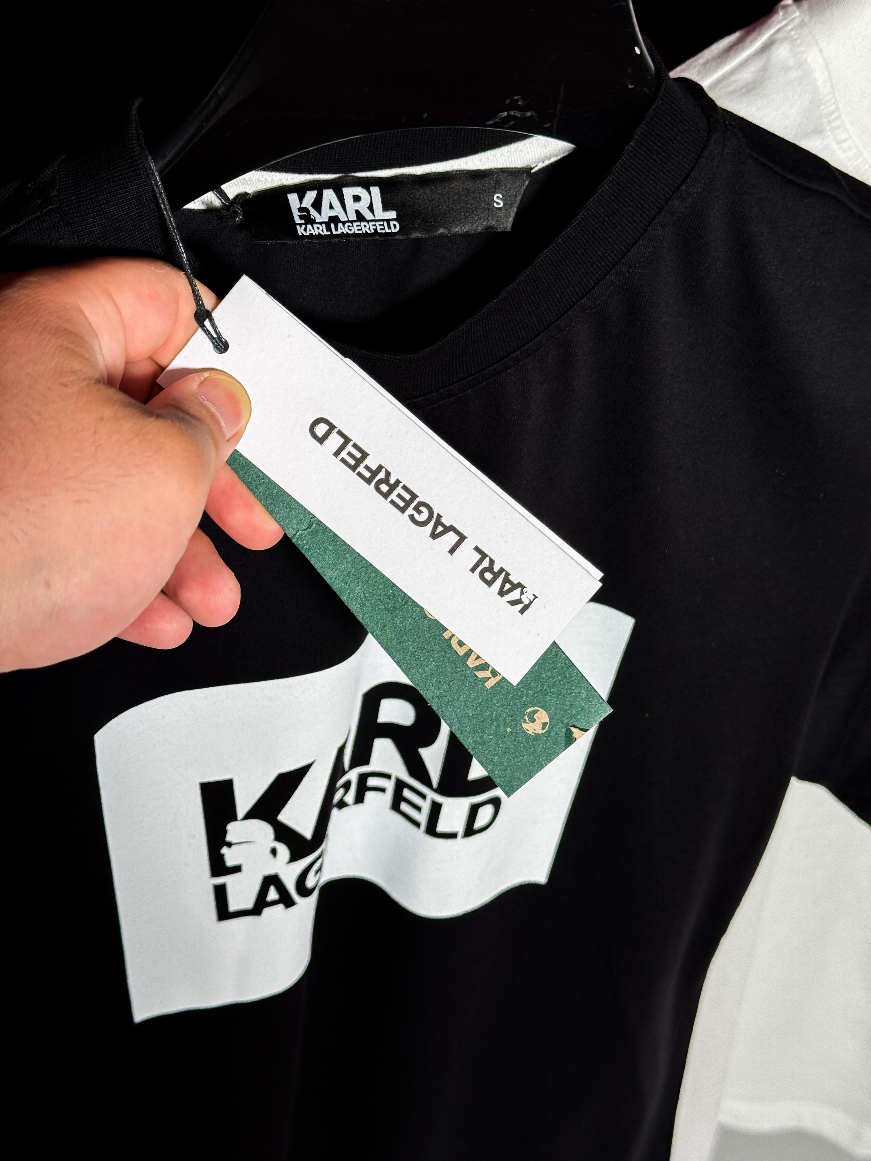 Logo Baskılı Siyah Erkek T-shirt