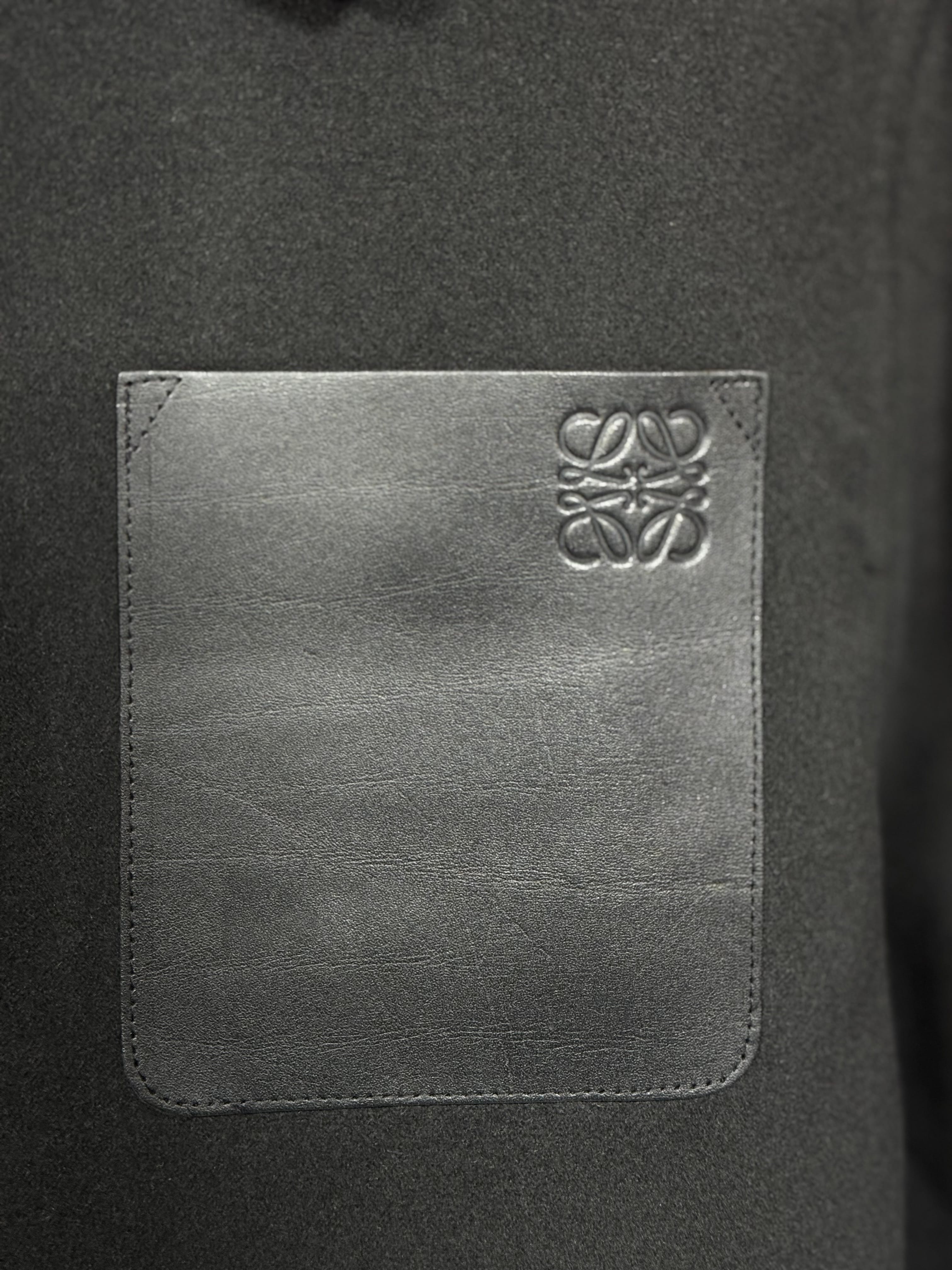 Logo Detaylı Erkek Süet Kaban
