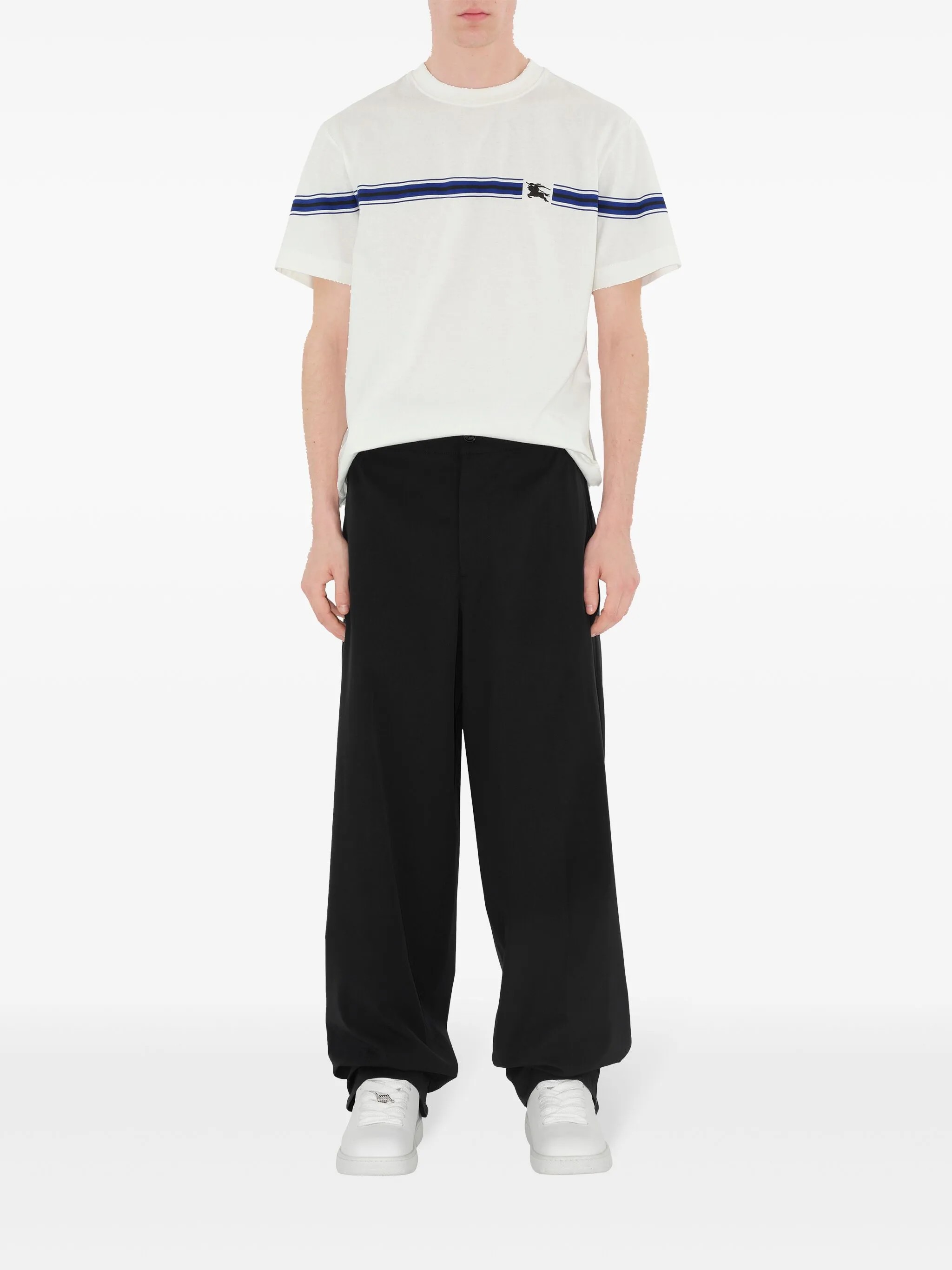 Erkek Nakış Logo Detaylı T-shirt NW