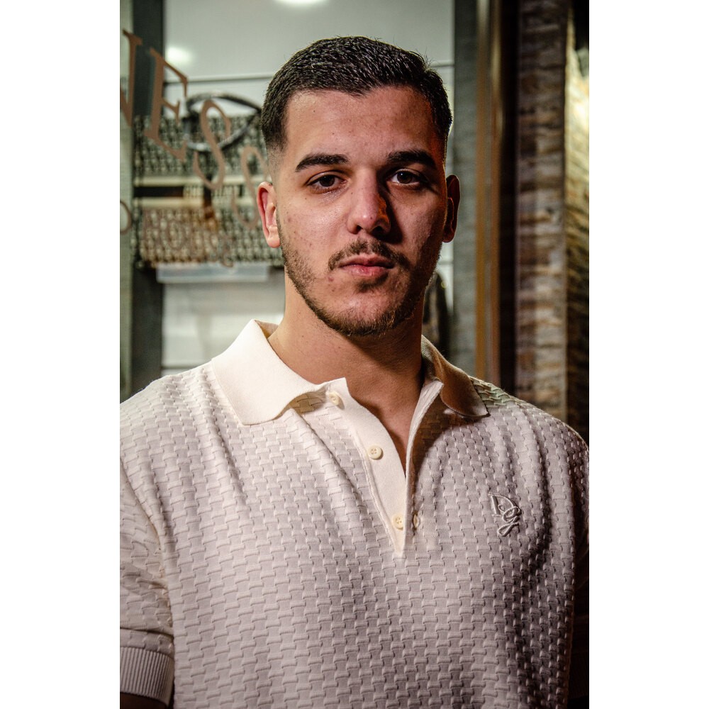 DG Nakış Logo Detaylı Erkek Polo T-shirt NW