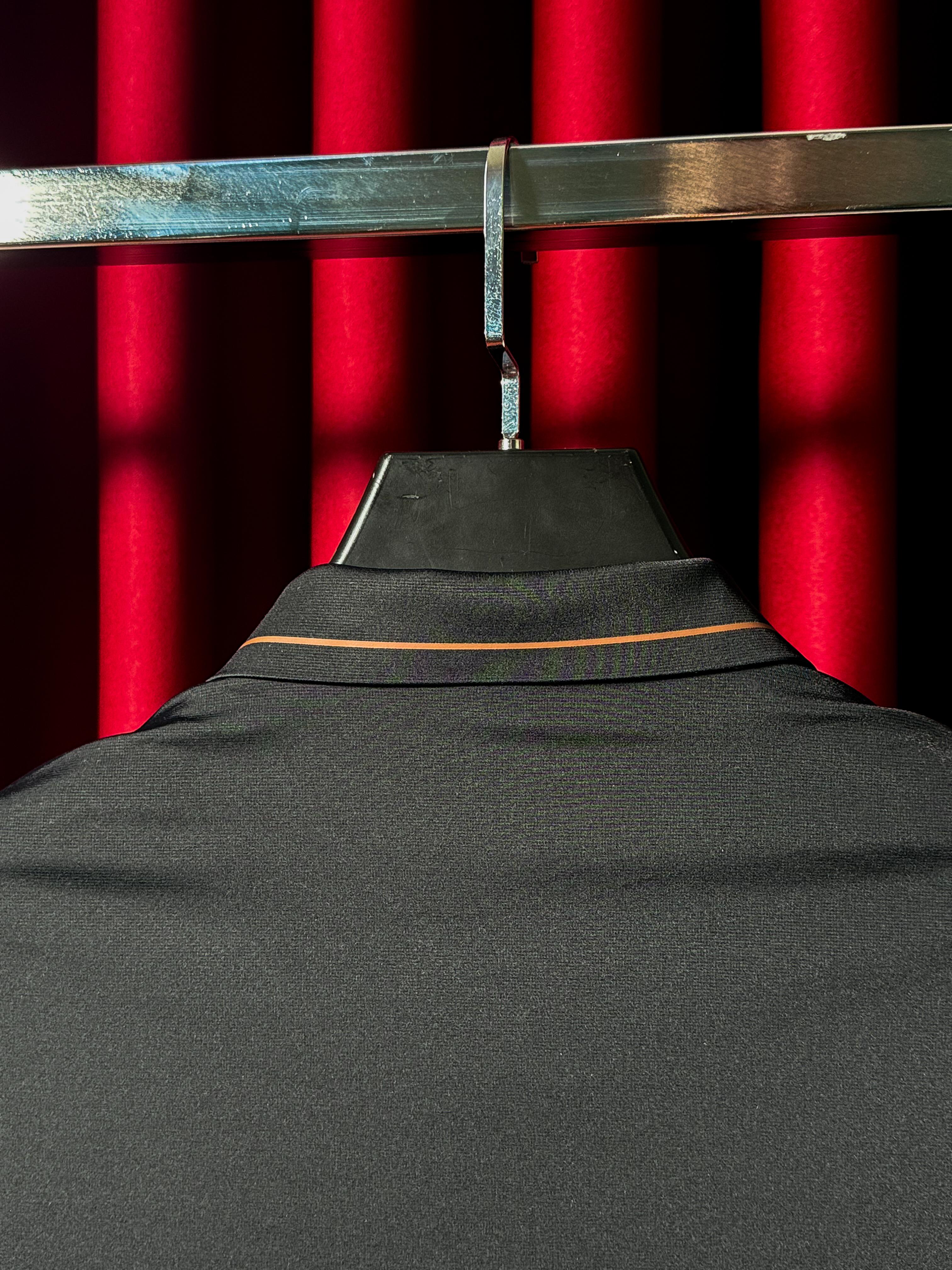 İthal Fermuarlı Nakış Logo Detaylı Polo T-shirt