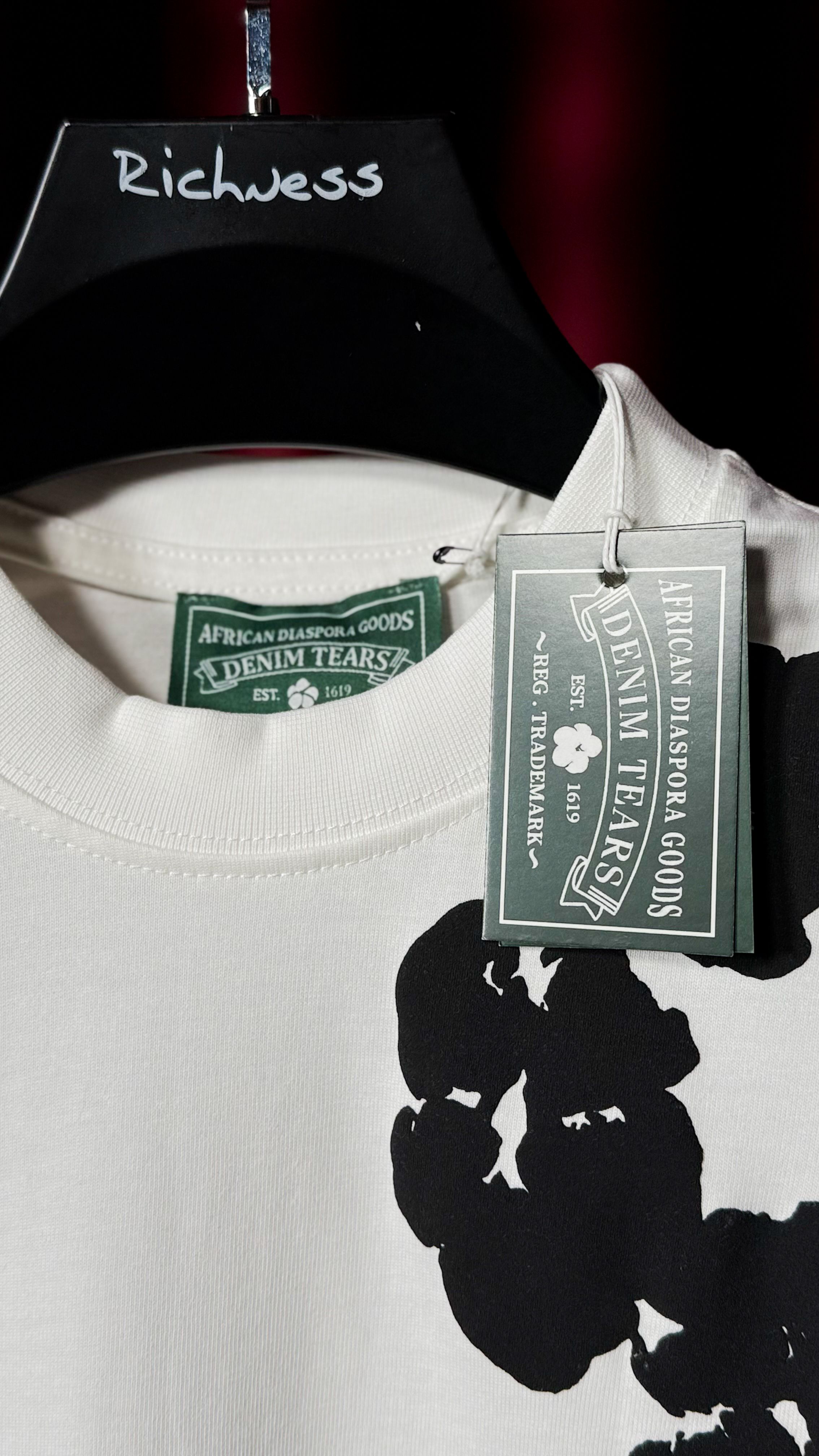 Oversize Baskı Detaylı Beyaz Erkek T-shirt