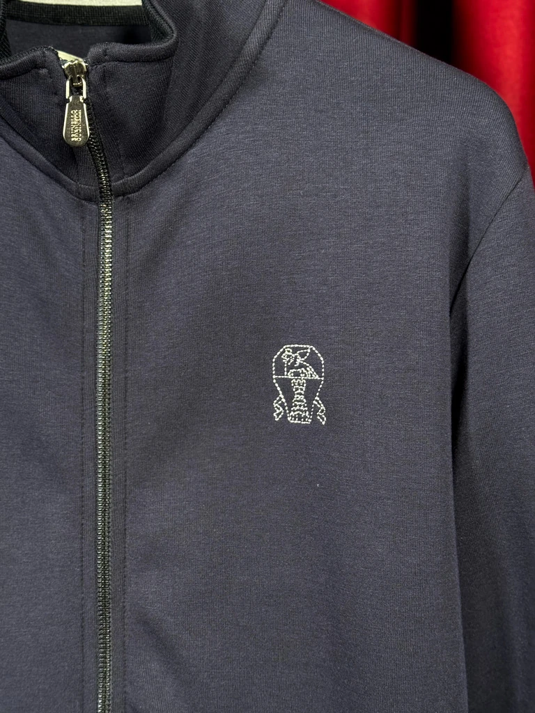 Minimal Logo Detaylı Lacivert Eşofman Takımı