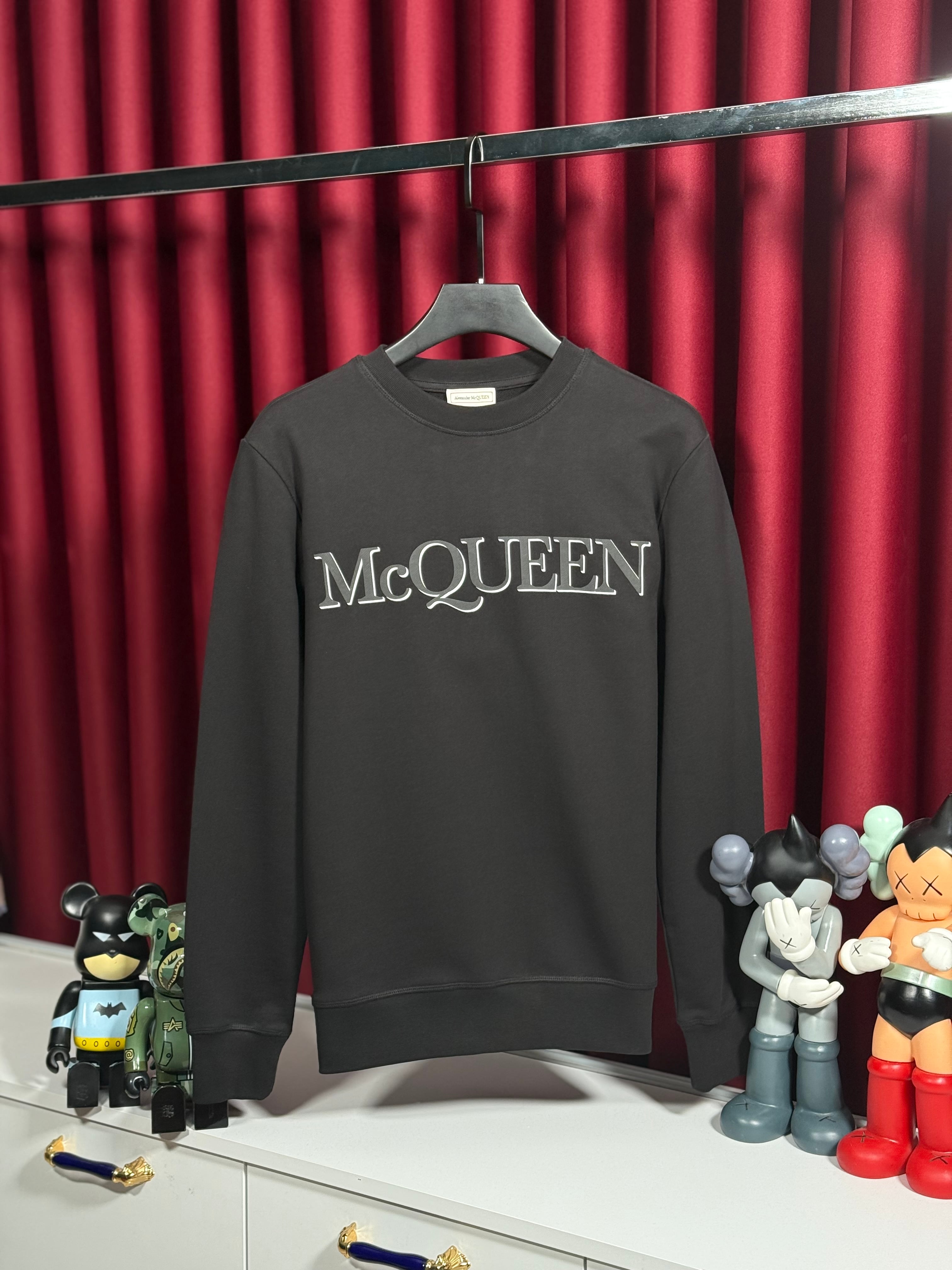 Logo Baskılı Siyah Erkek Sweatshirt