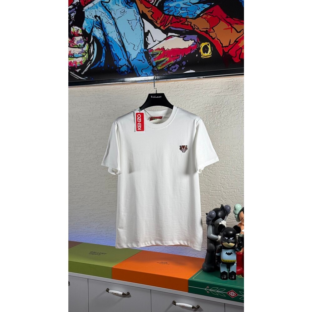 Kaplan Nakış Logo Detaylı Erkek T-shirt