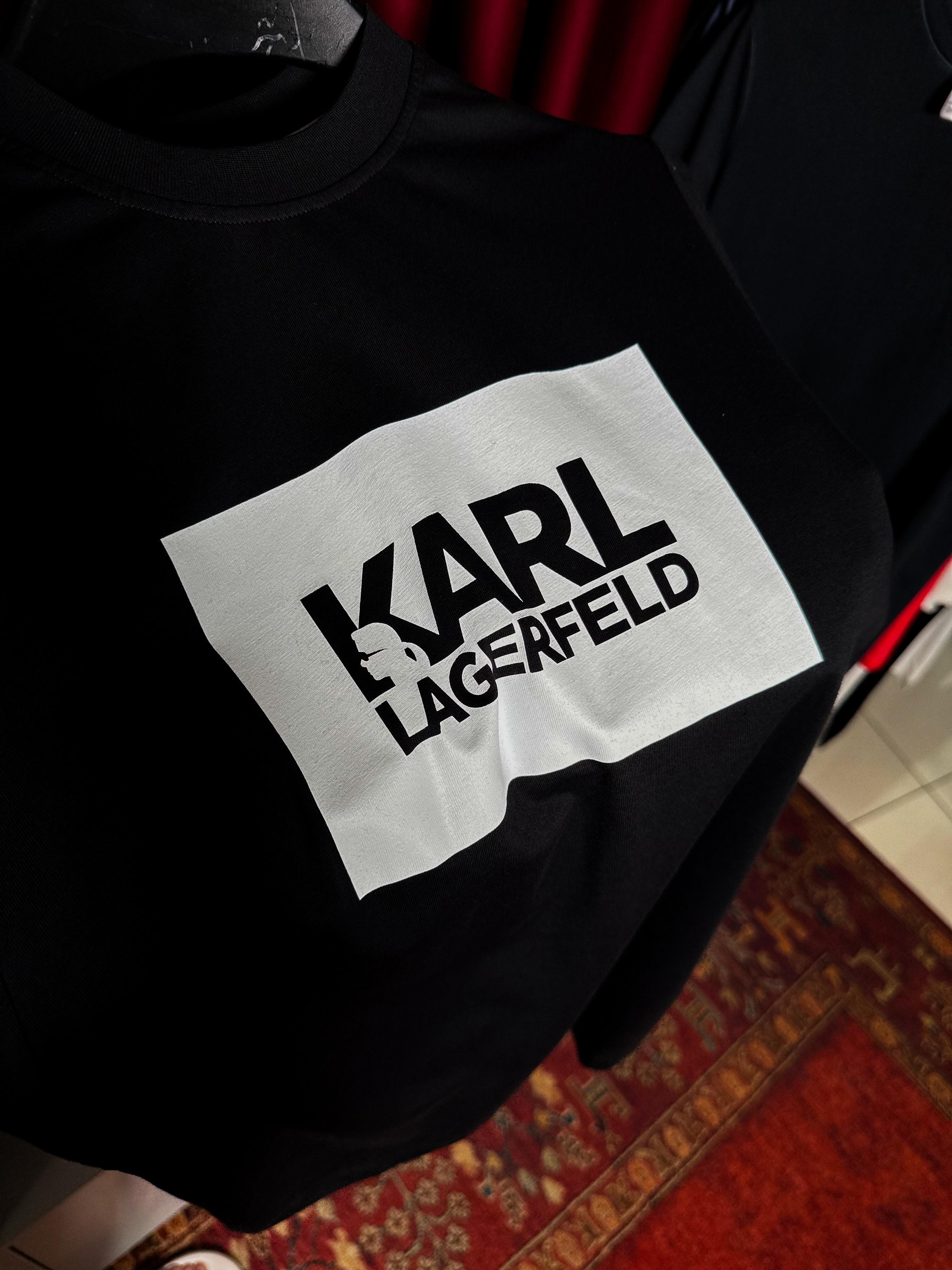 Logo Baskılı Siyah Erkek T-shirt