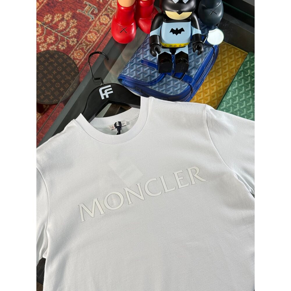 Logo Baskılı Beyaz Erkek T-shirt