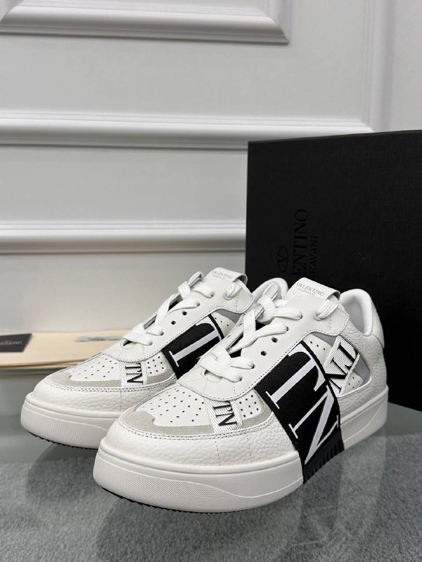 Logo Detaylı Beyaz Erkek Deri Sneaker