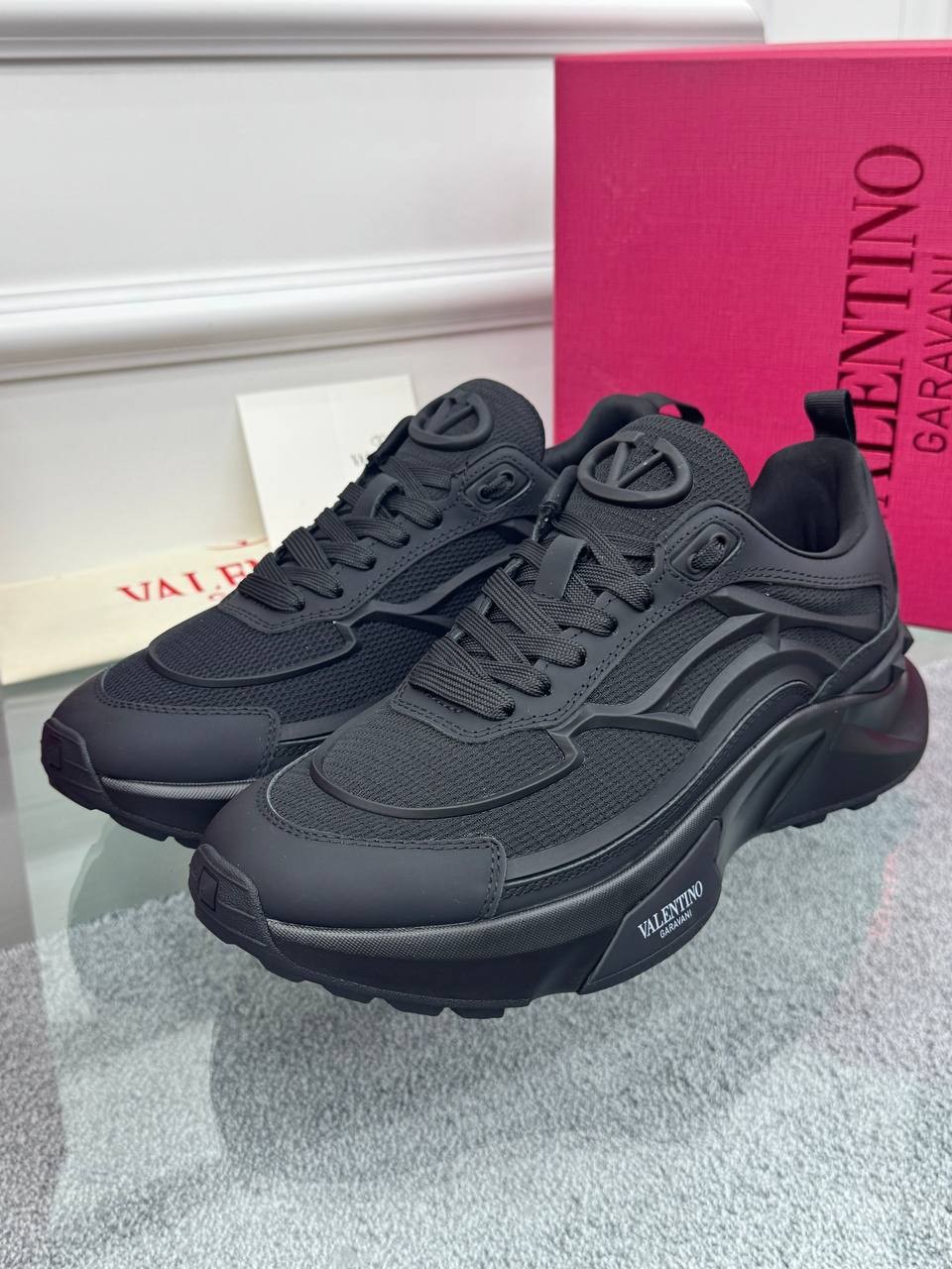 TrueAct Siyah Deri Erkek Sneaker