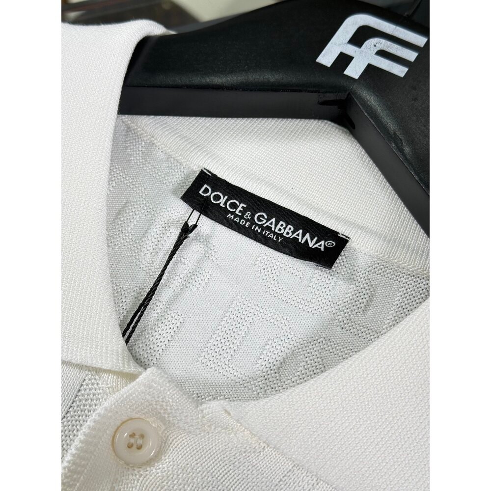 Monogram Logo Detaylı Erkek Triko Polo Kazak