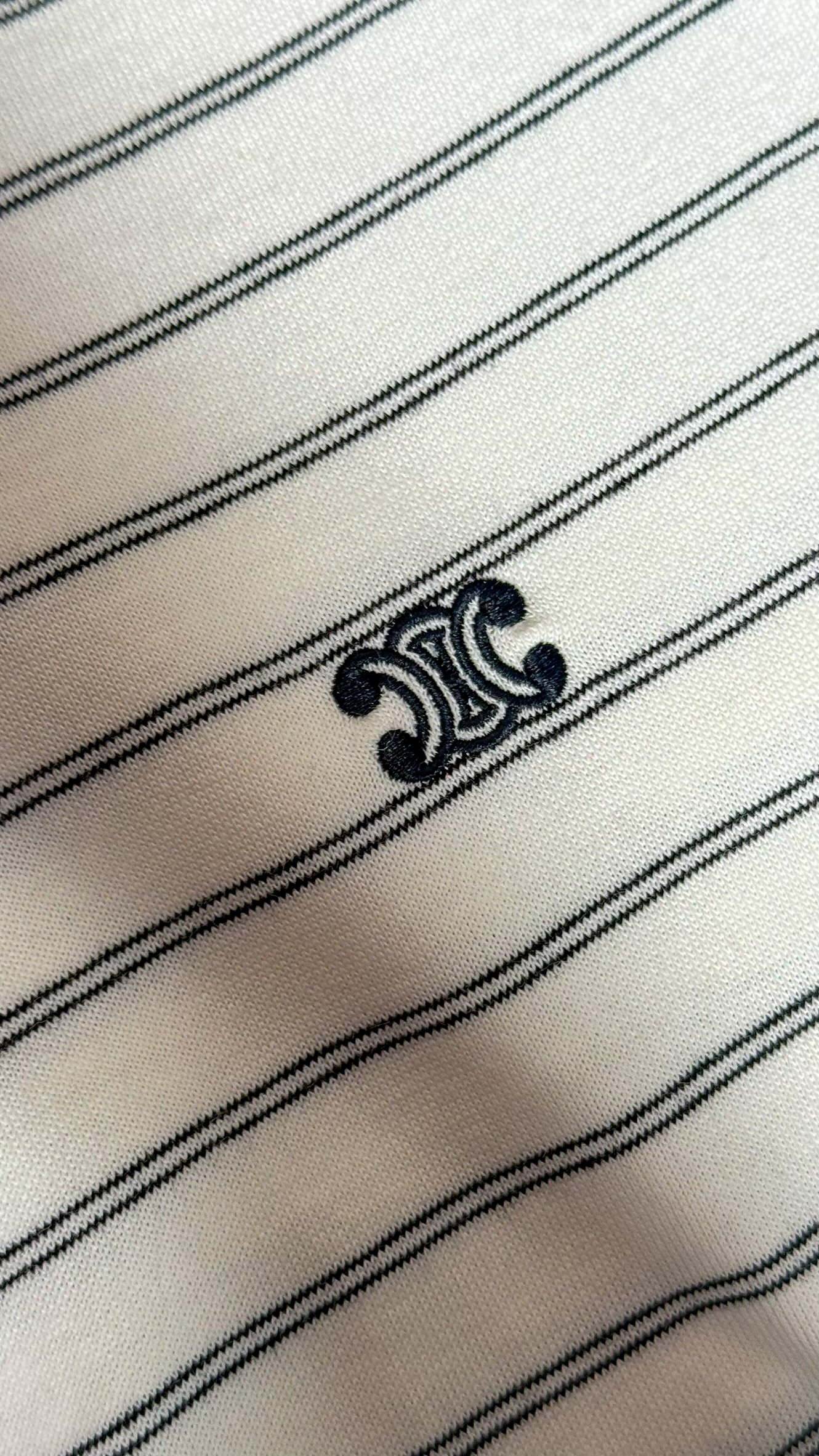 Logo Detaylı YatayÇizgili T-shirt