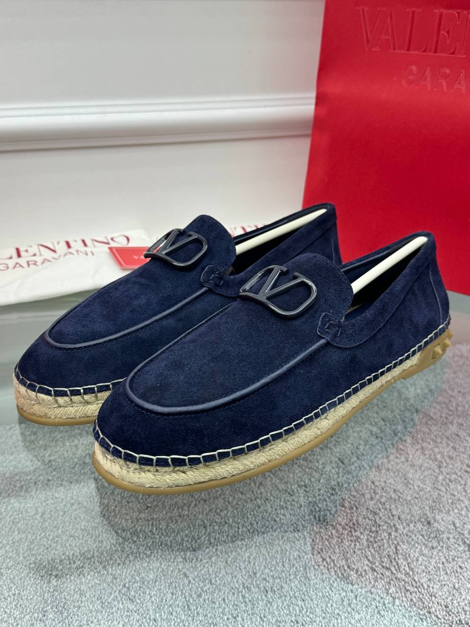 Lacivert Nubuk Erkek Loafer