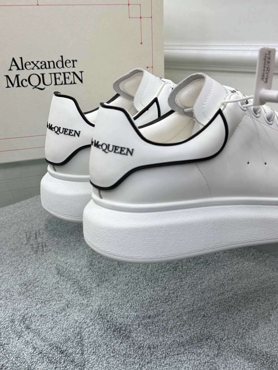 Oversize Beyaz Erkek Deri Sneaker