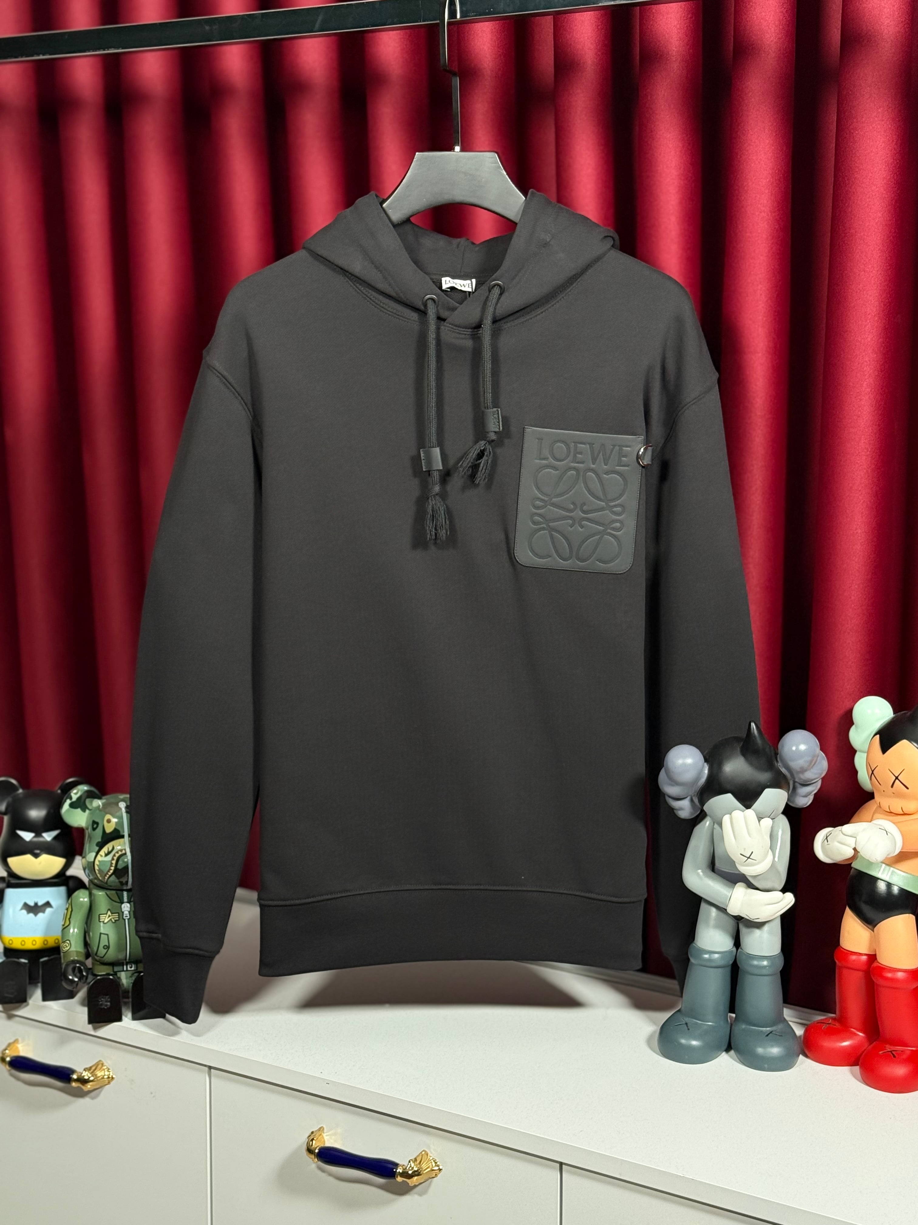 Cep Logo Detaylı Kapşonlu Sweatshirt