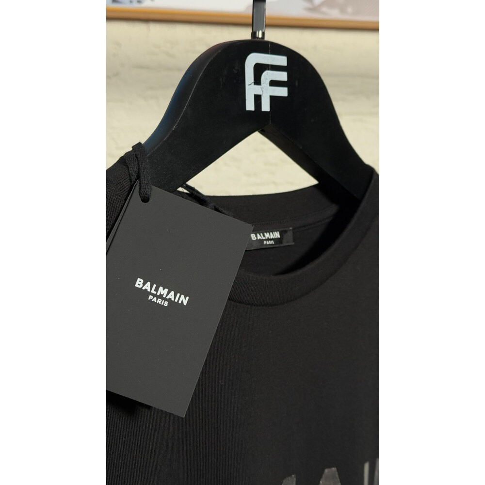 Gümüş Logo Baskılı Erkek T-shirt