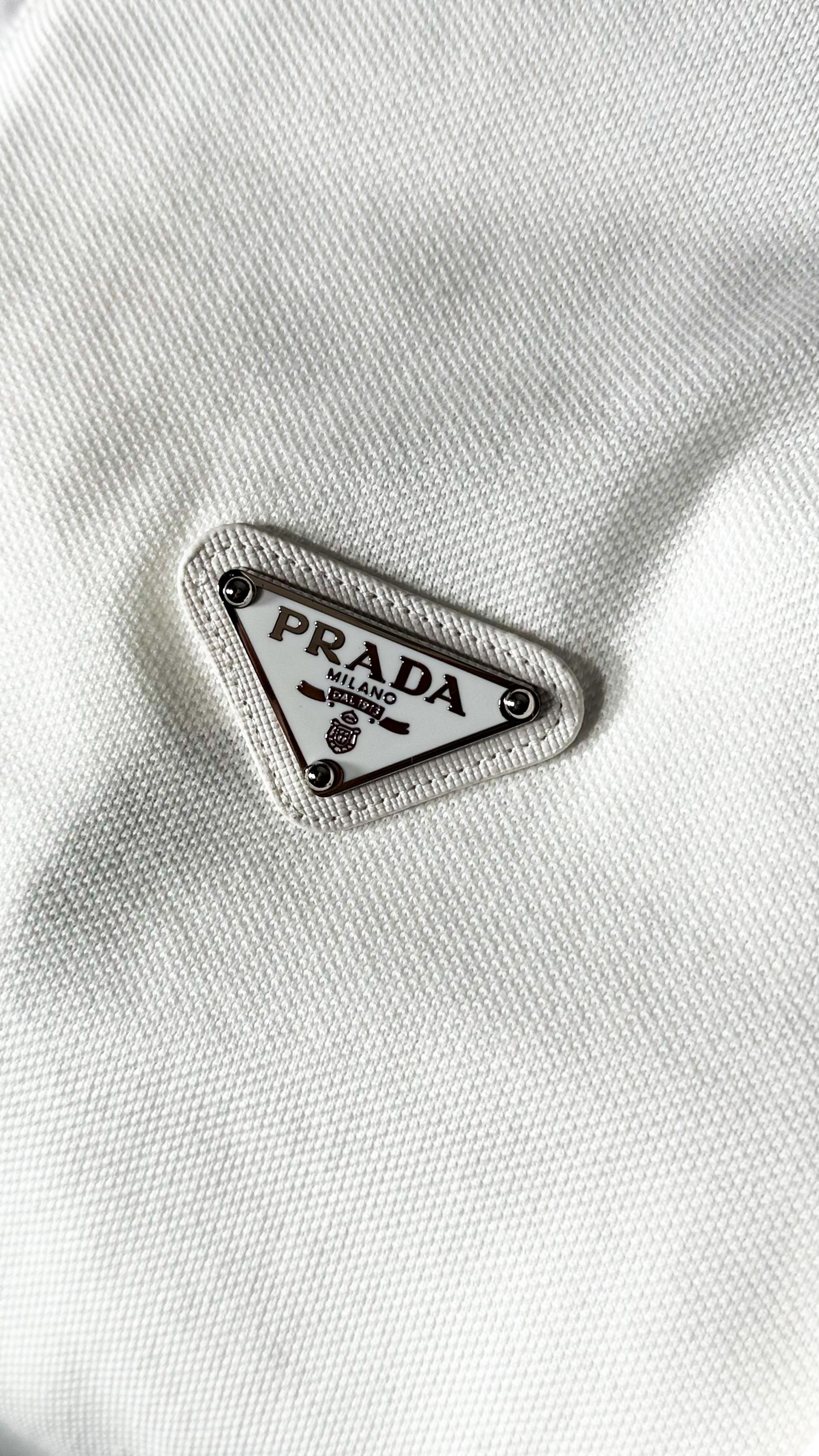 Yarım Fermuarlı Beyaz Erkek Polo T-shirt