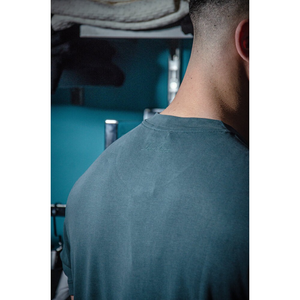 Haki Renk Merserize T-shirt