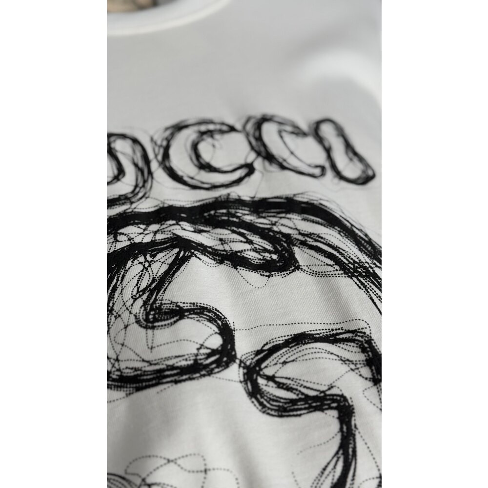 GG Logo İşlemeli Erkek T-shirt